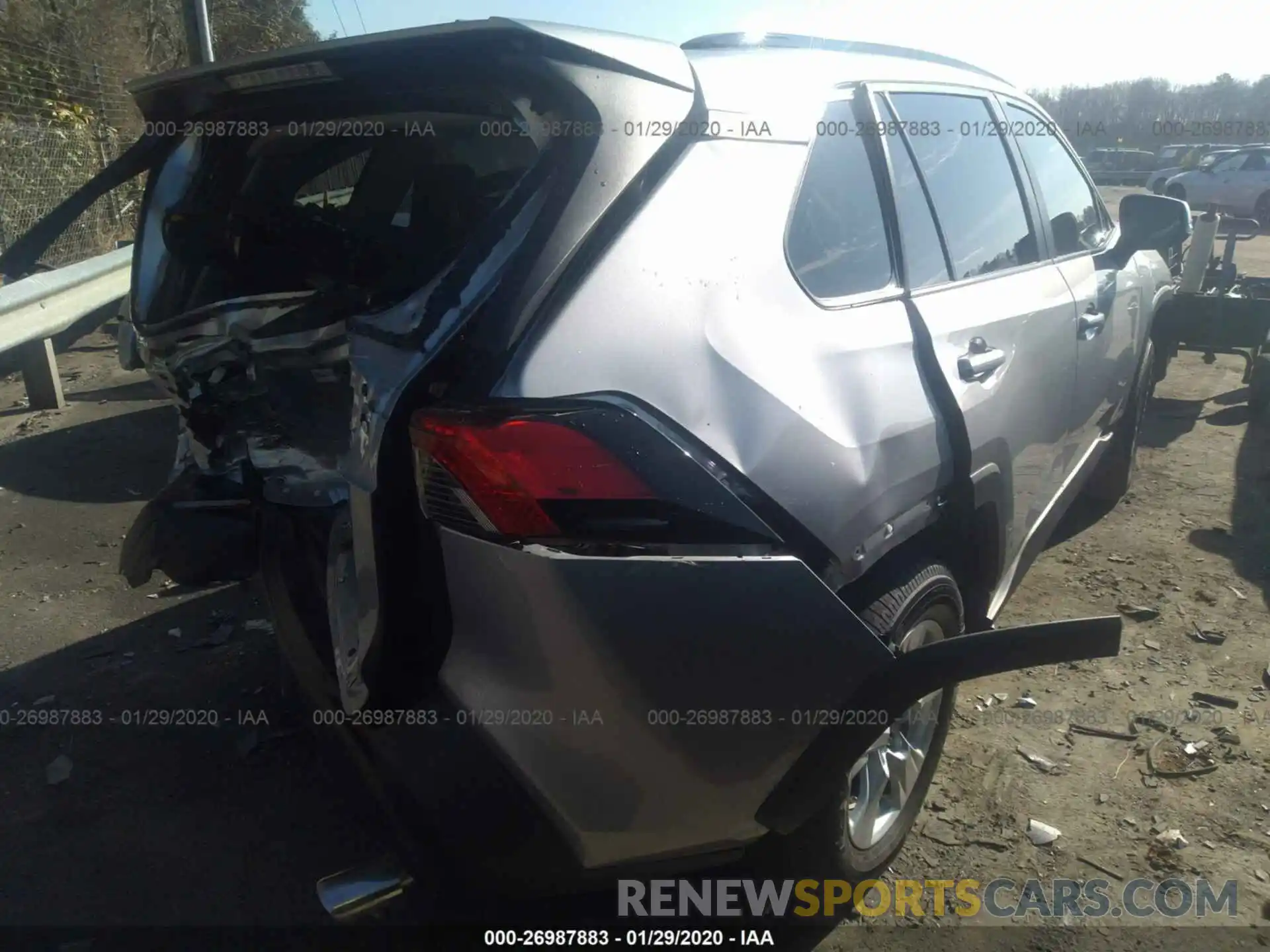 4 Photograph of a damaged car 2T3W1RFV2LC034070 TOYOTA RAV4 2020