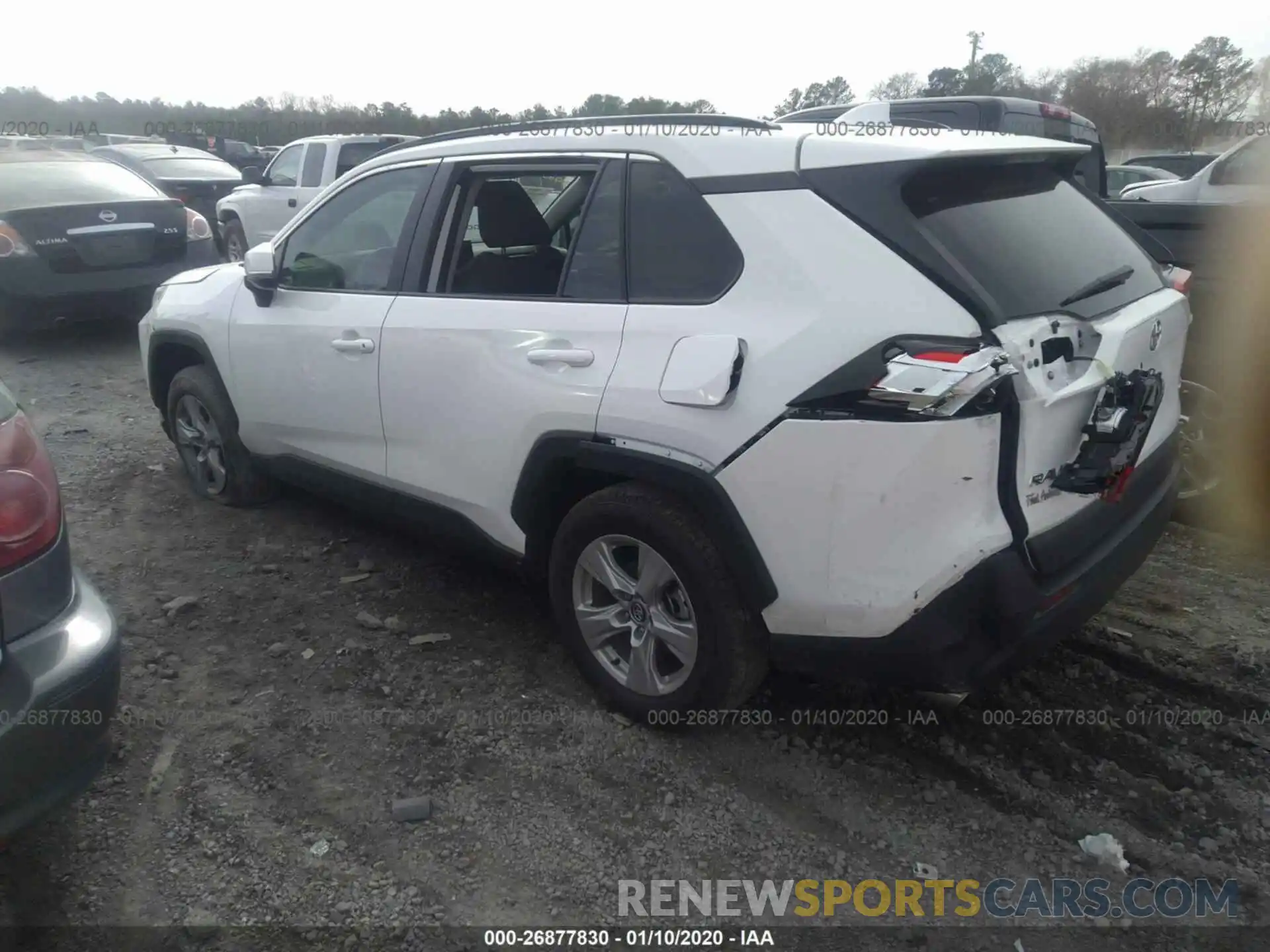 3 Photograph of a damaged car 2T3W1RFV2LC035302 TOYOTA RAV4 2020