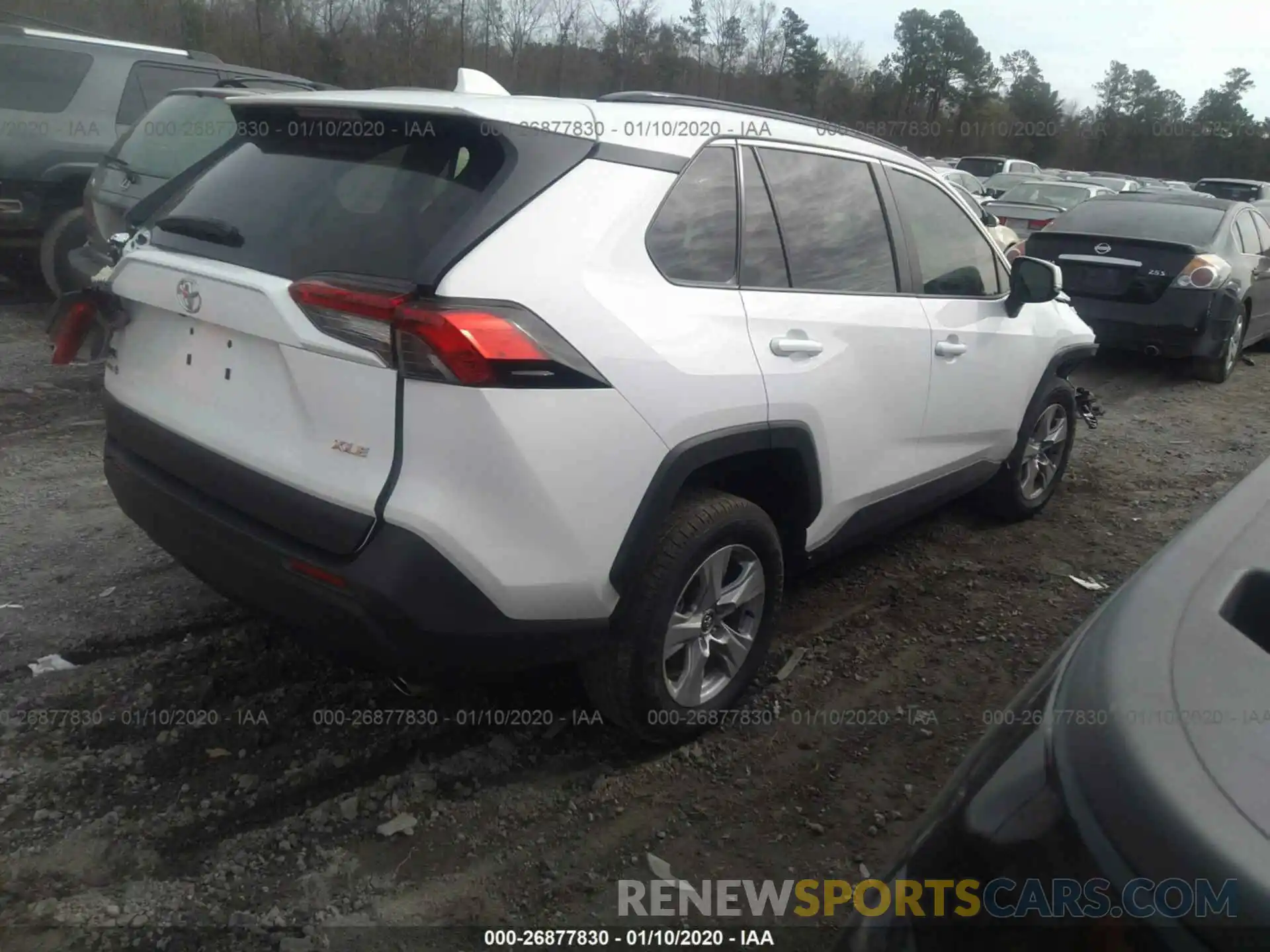 4 Photograph of a damaged car 2T3W1RFV2LC035302 TOYOTA RAV4 2020