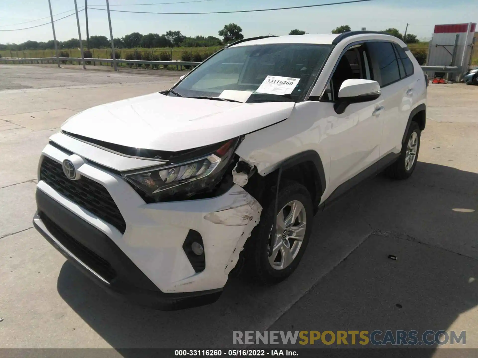 2 Photograph of a damaged car 2T3W1RFV2LC035610 TOYOTA RAV4 2020