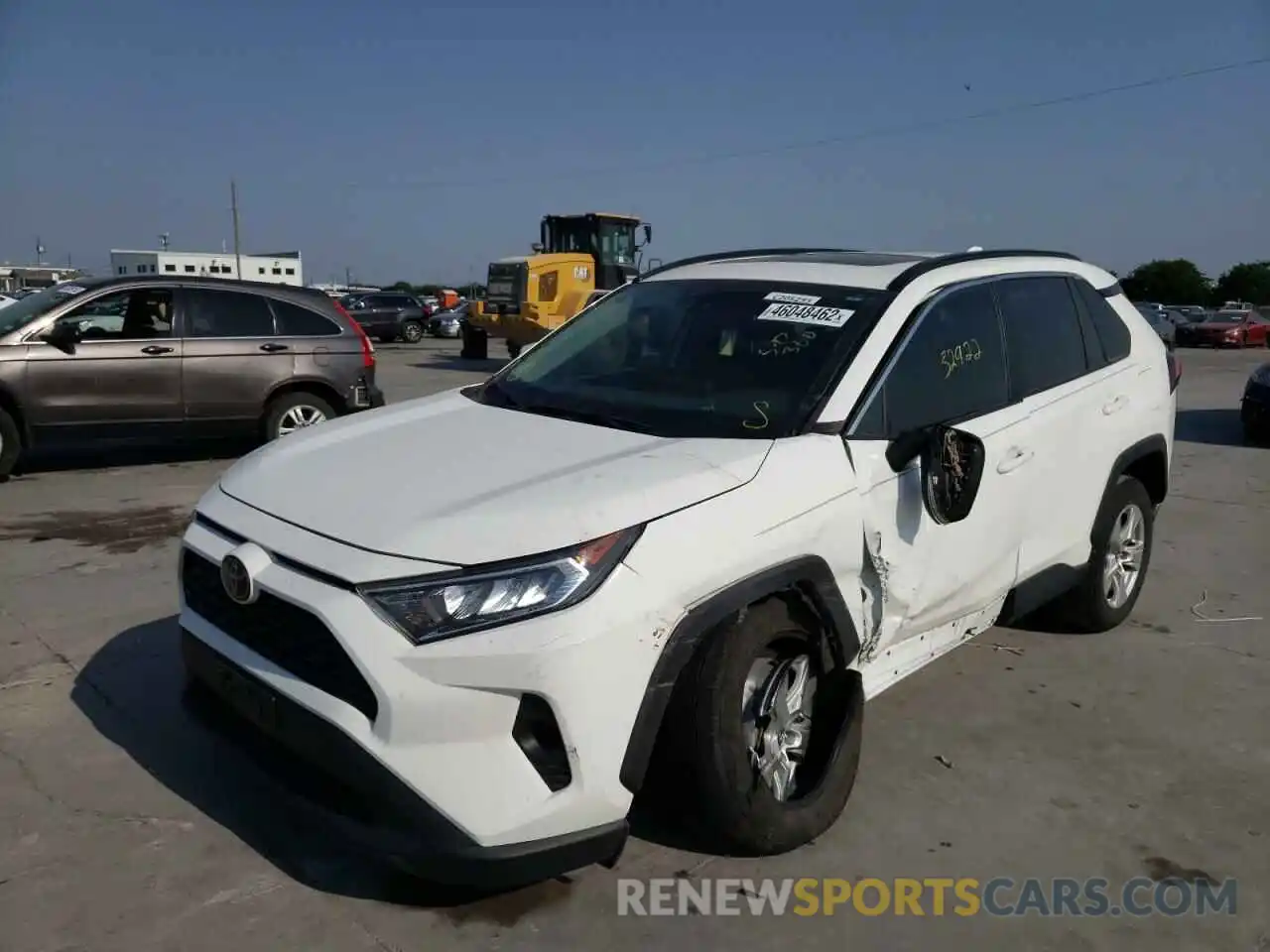 2 Photograph of a damaged car 2T3W1RFV2LC037678 TOYOTA RAV4 2020