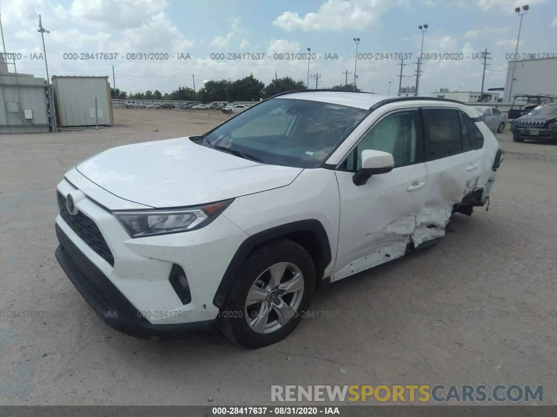 2 Photograph of a damaged car 2T3W1RFV2LC044856 TOYOTA RAV4 2020