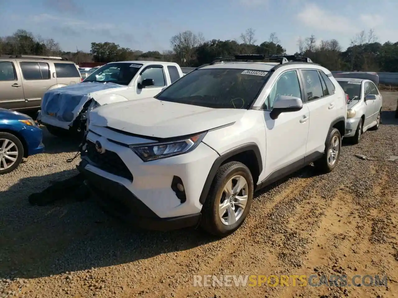 2 Photograph of a damaged car 2T3W1RFV2LC046493 TOYOTA RAV4 2020