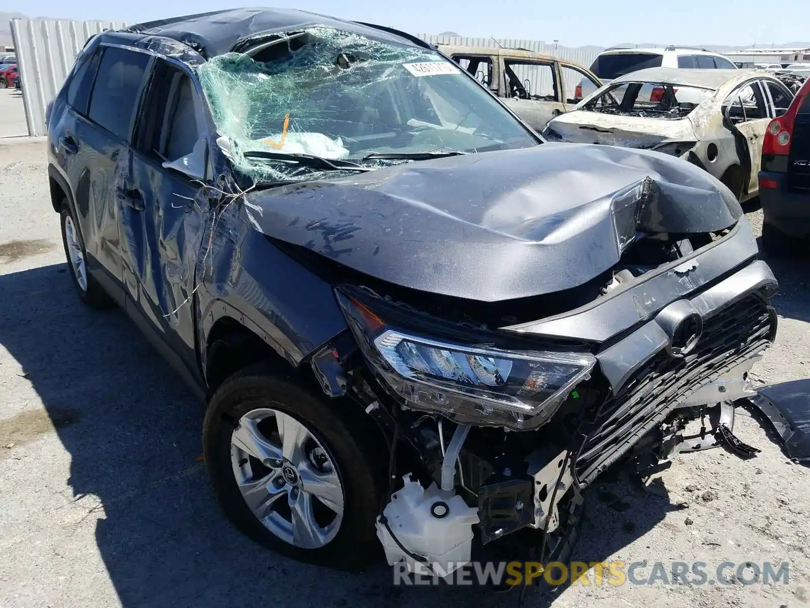 1 Photograph of a damaged car 2T3W1RFV2LC046784 TOYOTA RAV4 2020