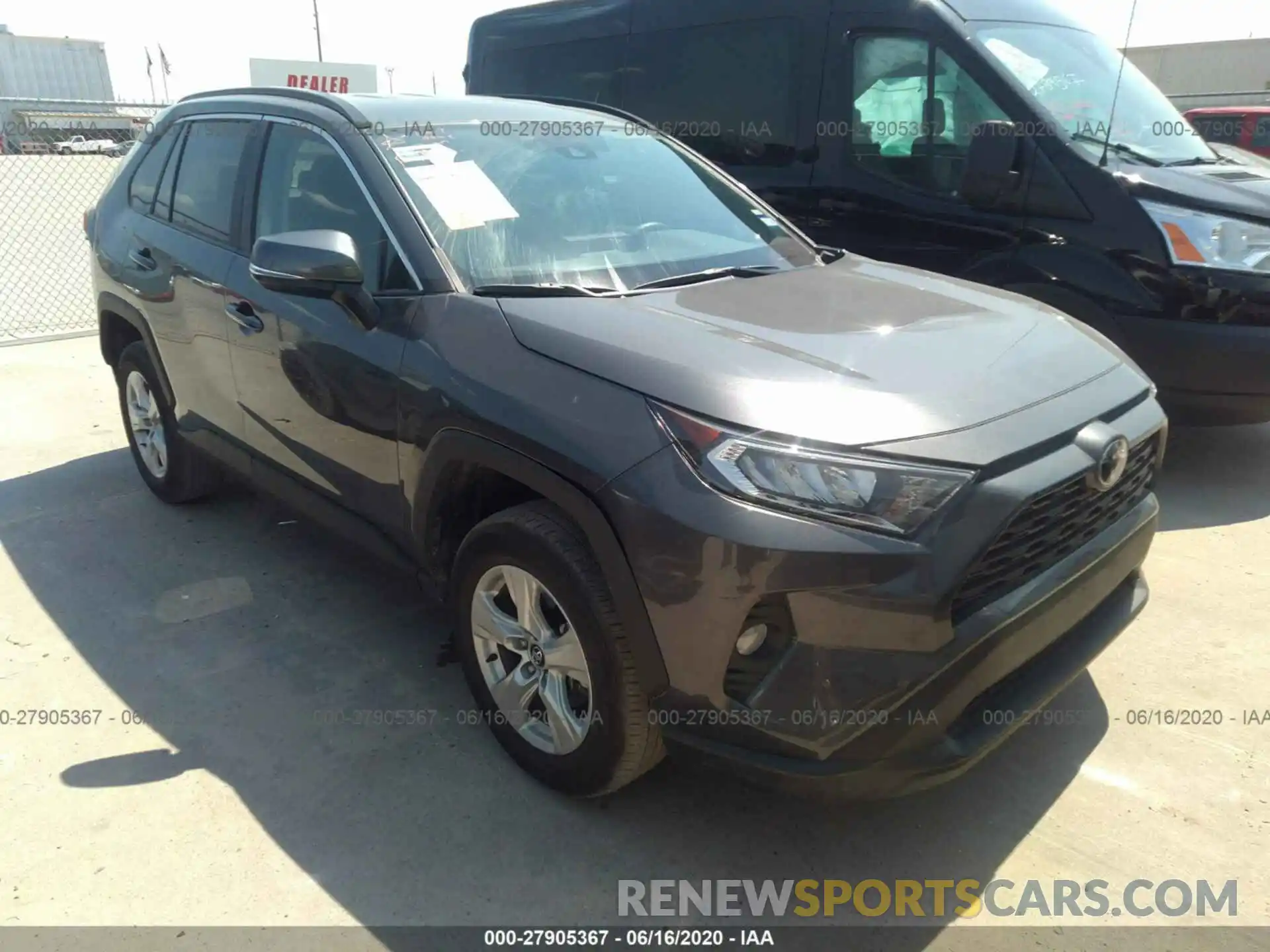 1 Photograph of a damaged car 2T3W1RFV2LC051628 TOYOTA RAV4 2020