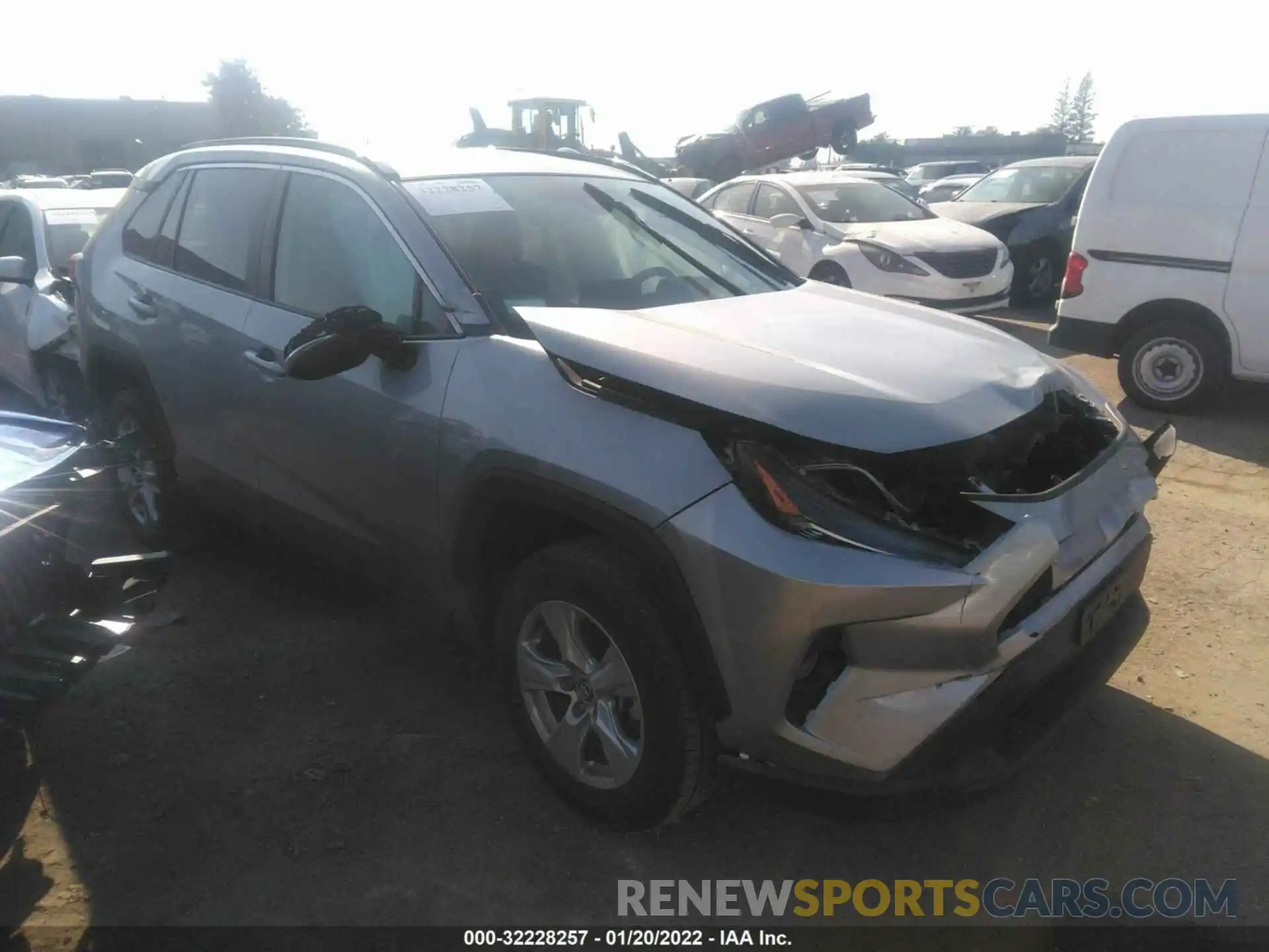 1 Photograph of a damaged car 2T3W1RFV2LC052889 TOYOTA RAV4 2020