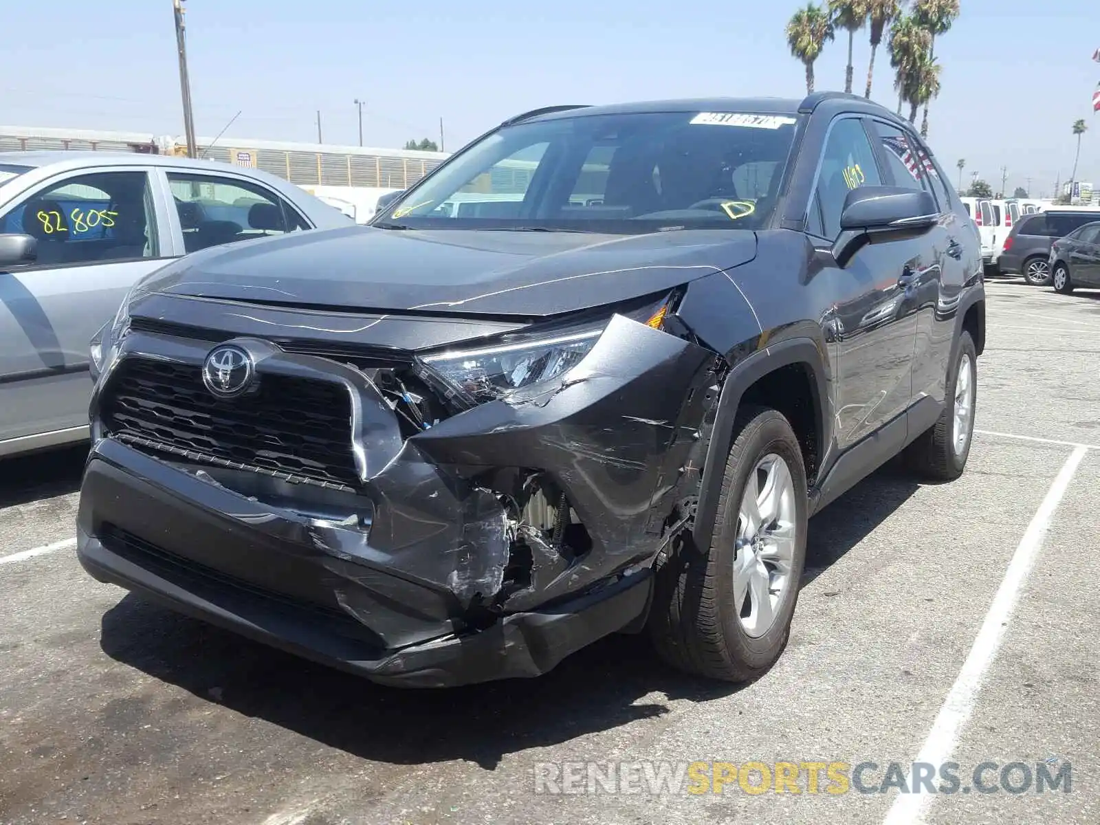 2 Photograph of a damaged car 2T3W1RFV2LC053153 TOYOTA RAV4 2020