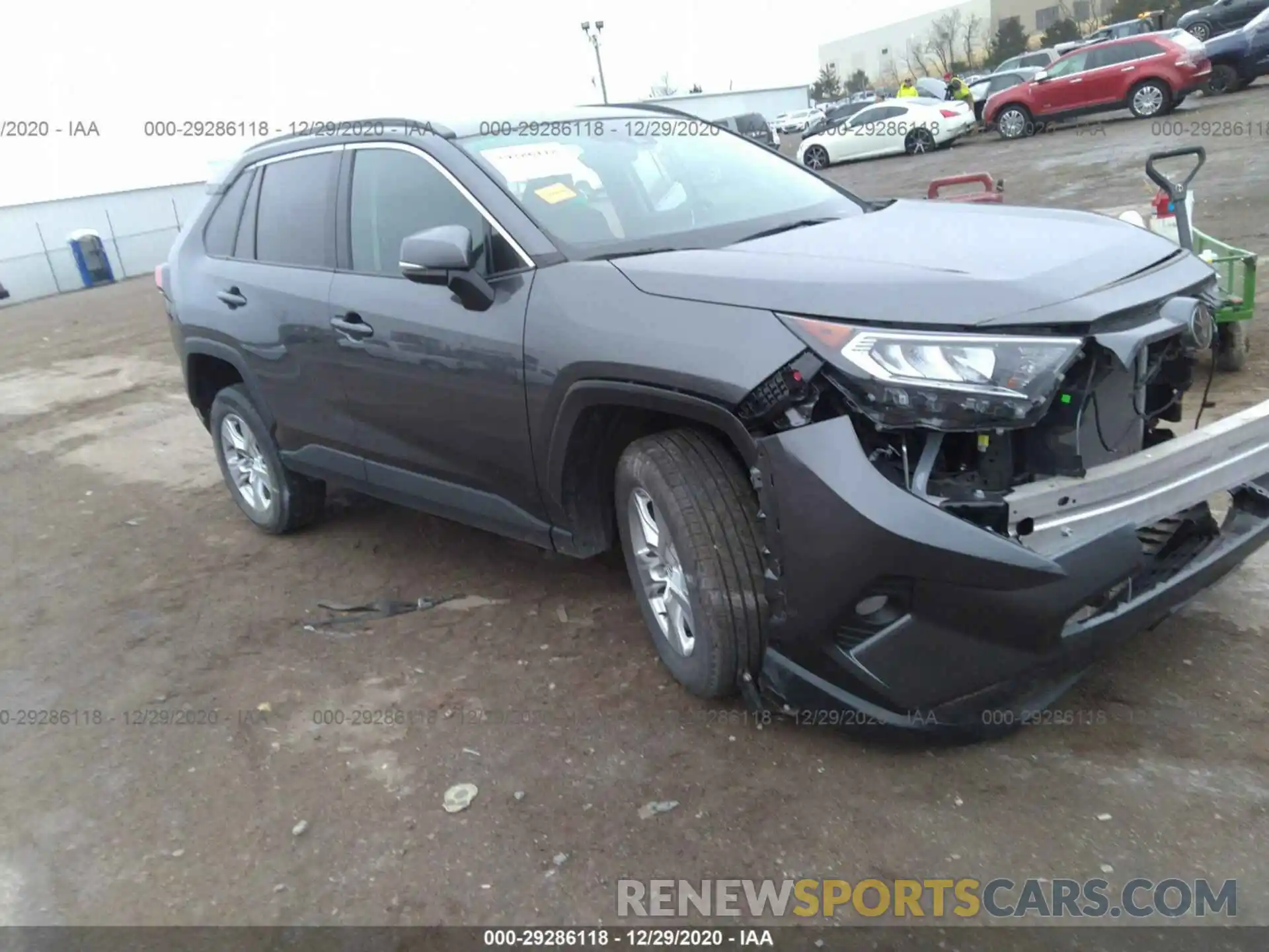 1 Photograph of a damaged car 2T3W1RFV2LC056621 TOYOTA RAV4 2020