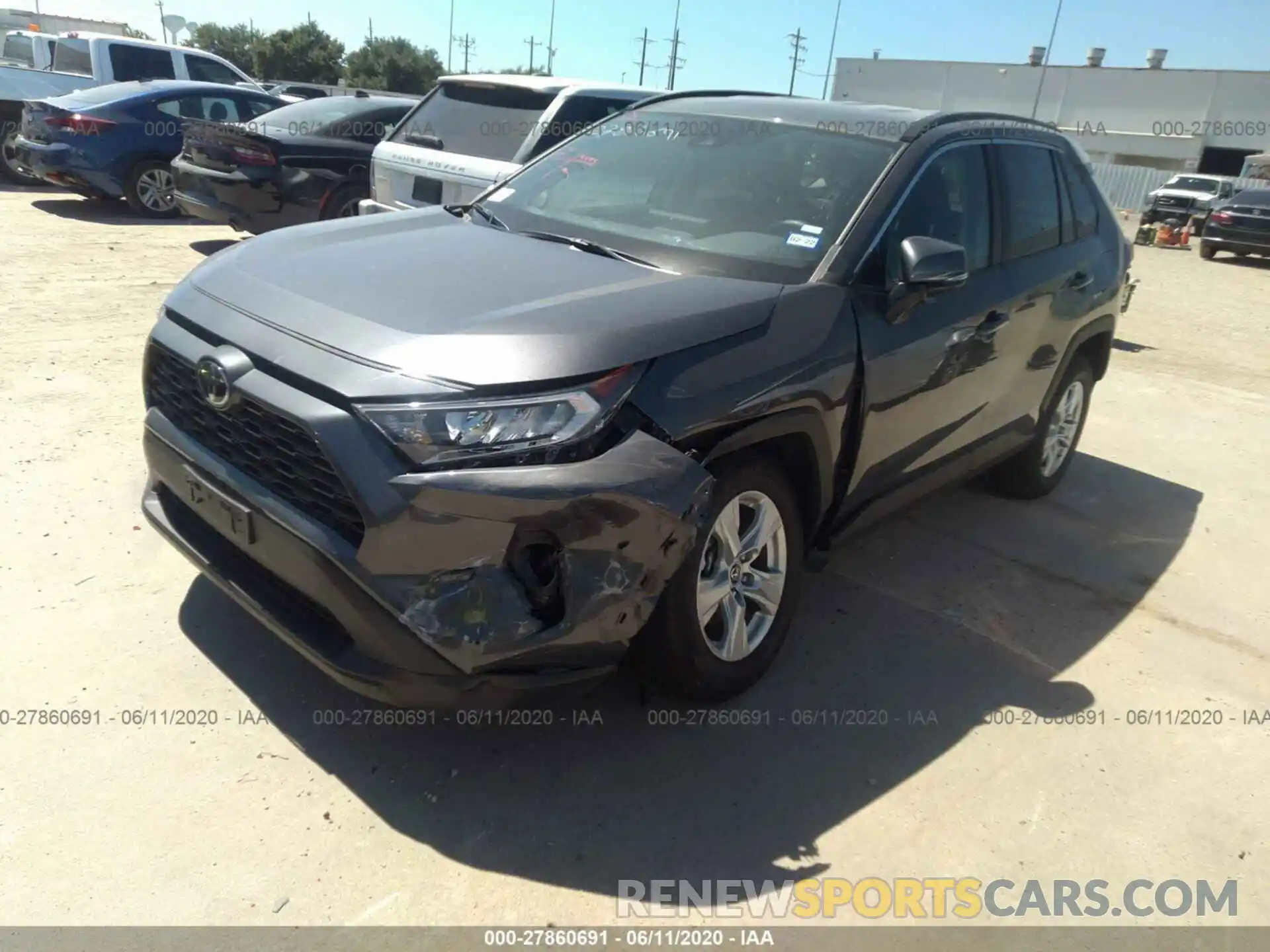 2 Photograph of a damaged car 2T3W1RFV2LC056974 TOYOTA RAV4 2020