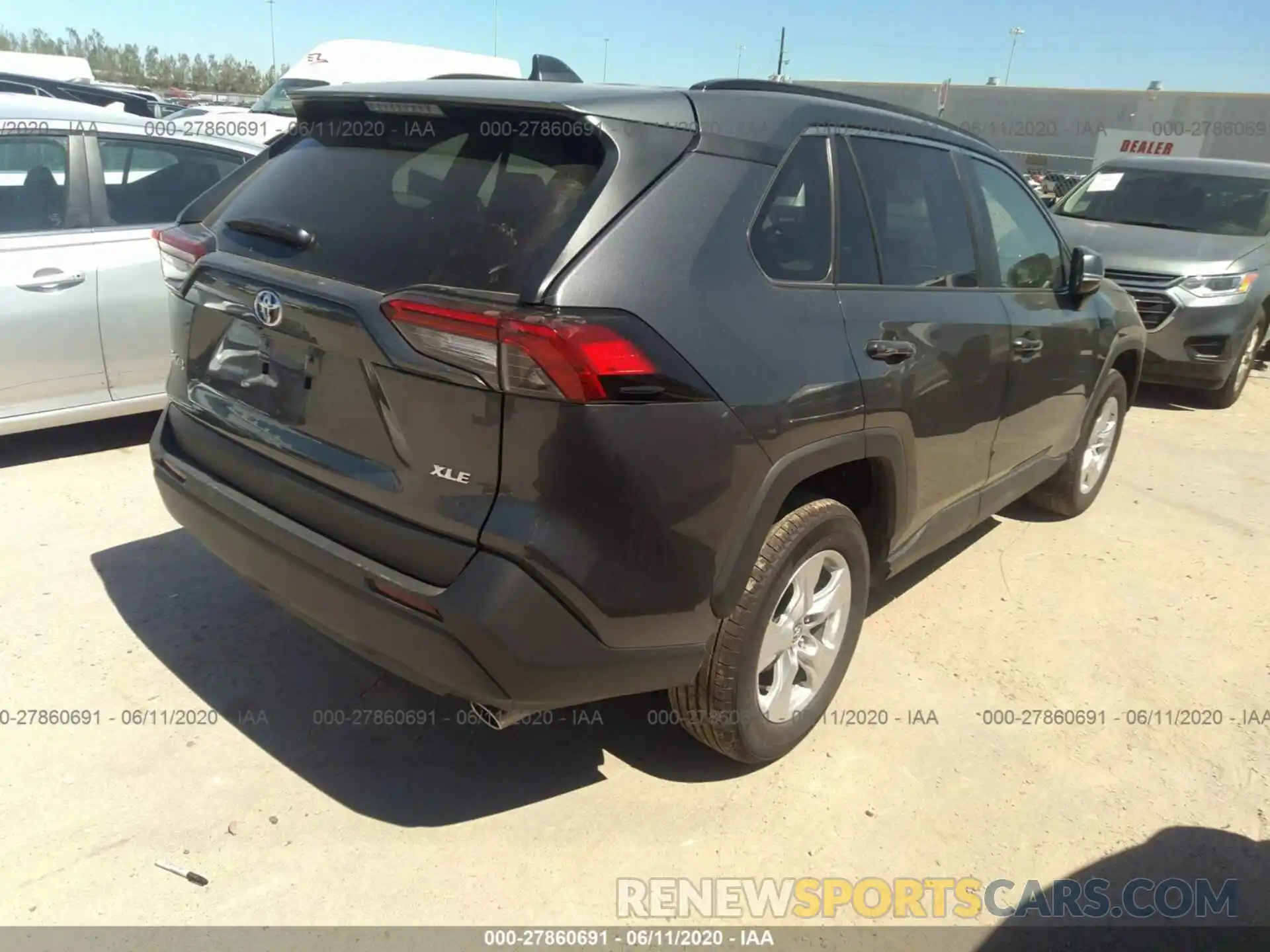 4 Photograph of a damaged car 2T3W1RFV2LC056974 TOYOTA RAV4 2020