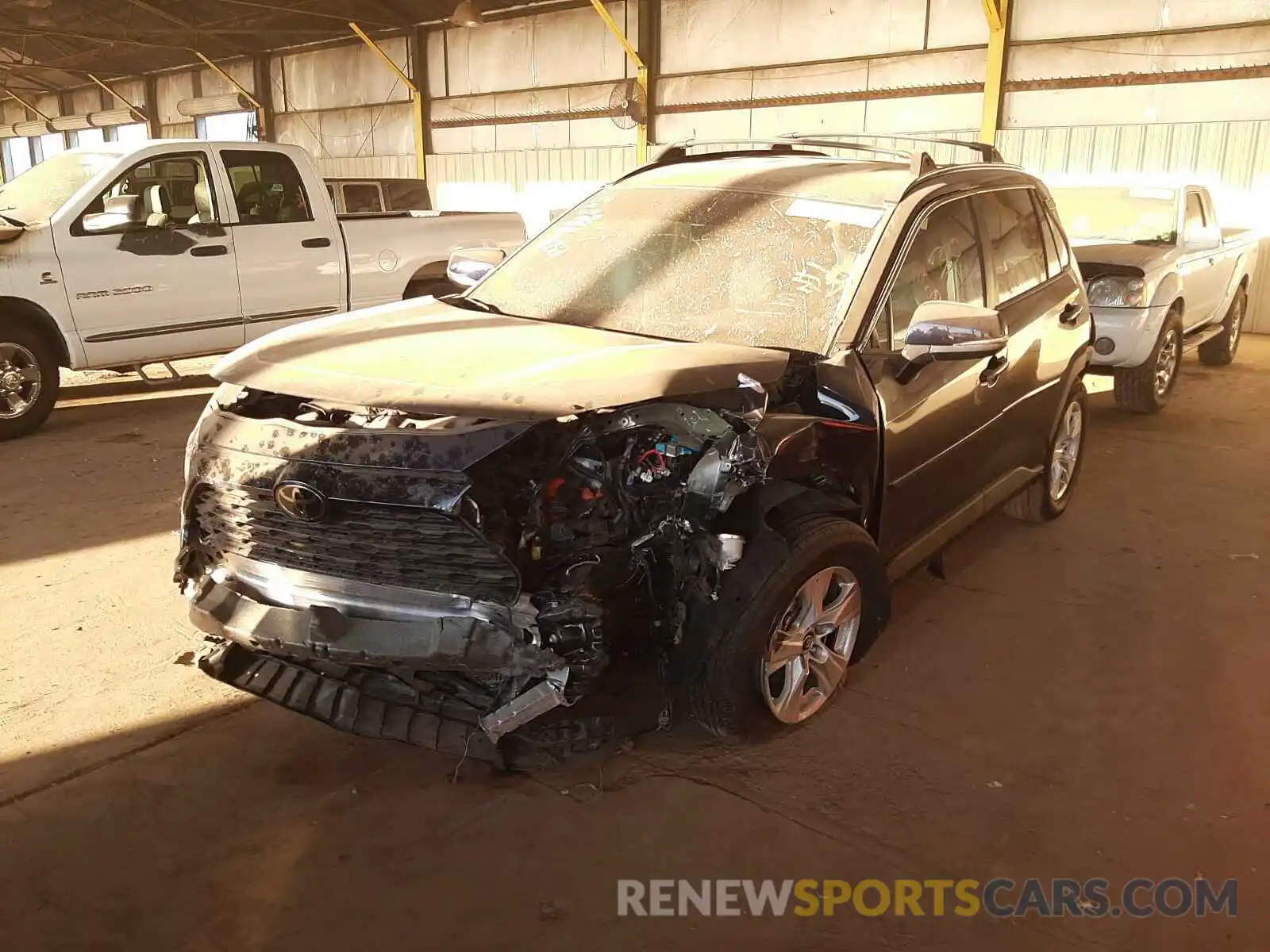 2 Photograph of a damaged car 2T3W1RFV2LC061396 TOYOTA RAV4 2020