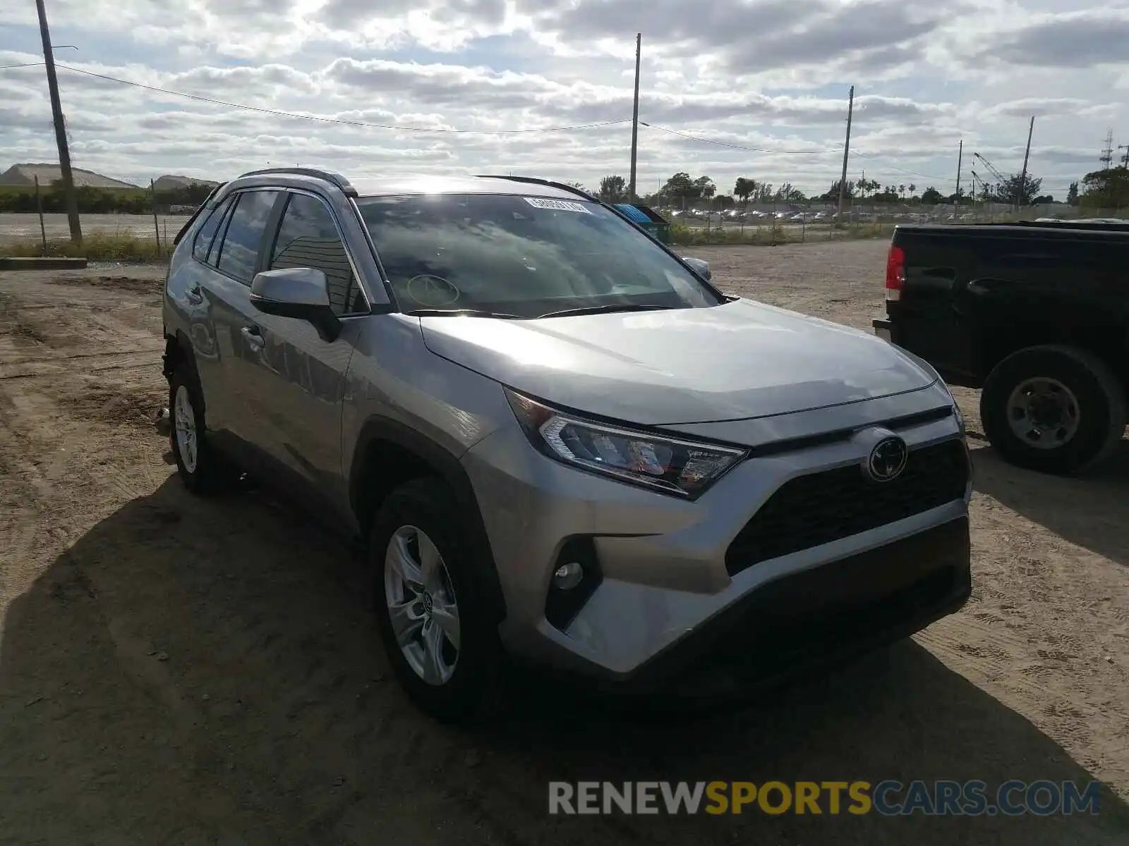 1 Photograph of a damaged car 2T3W1RFV2LC063388 TOYOTA RAV4 2020