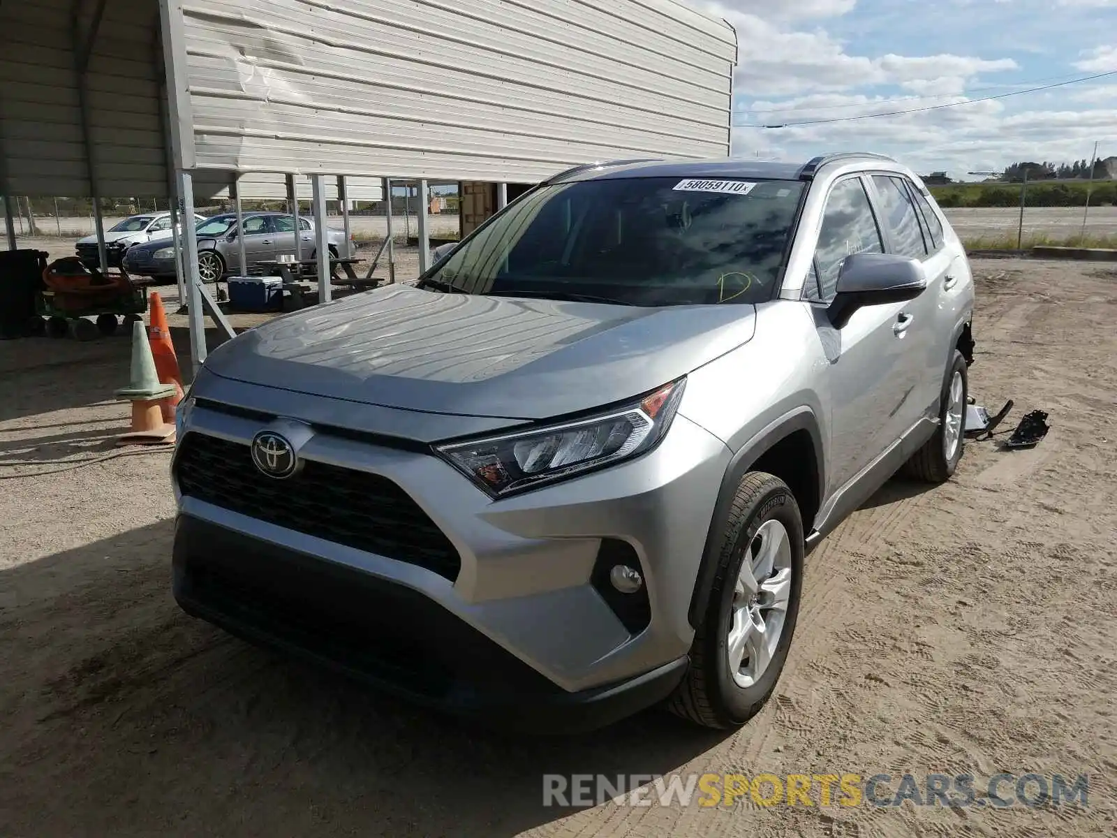 2 Photograph of a damaged car 2T3W1RFV2LC063388 TOYOTA RAV4 2020