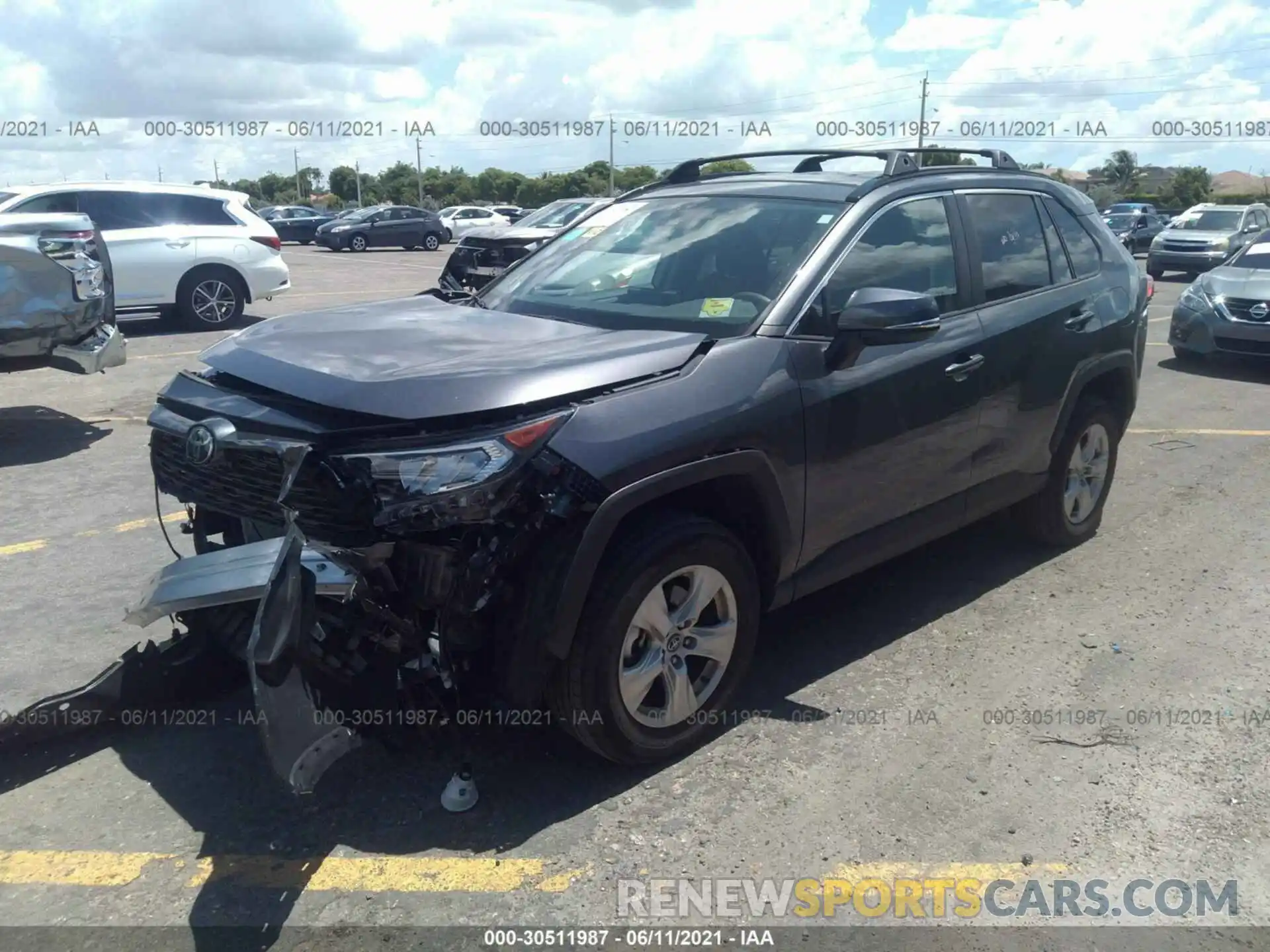 2 Photograph of a damaged car 2T3W1RFV2LC068879 TOYOTA RAV4 2020