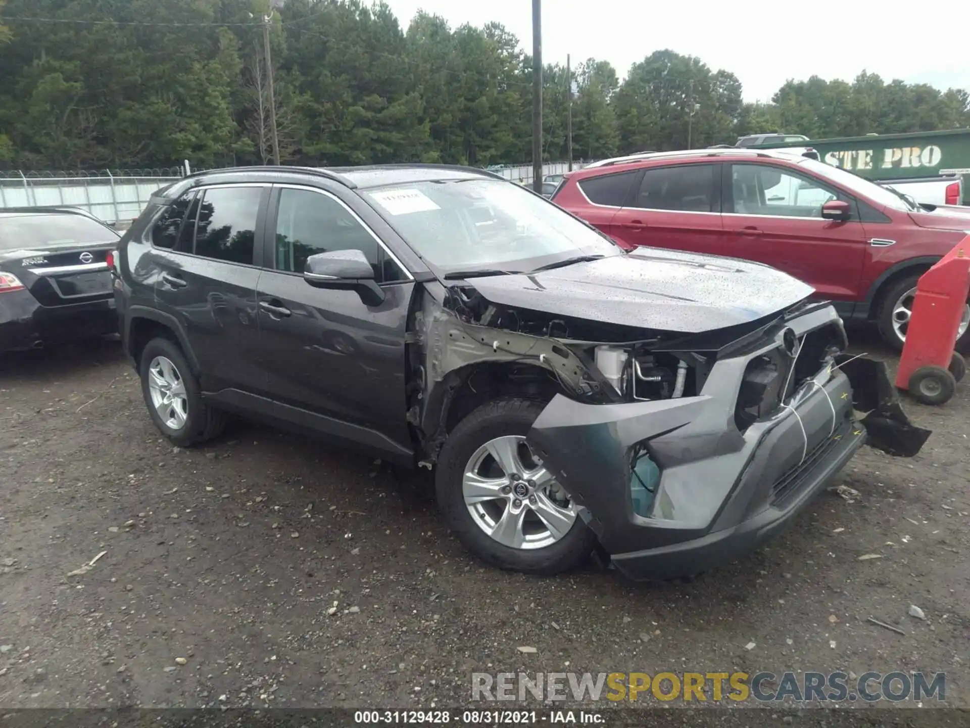 1 Photograph of a damaged car 2T3W1RFV2LC072558 TOYOTA RAV4 2020