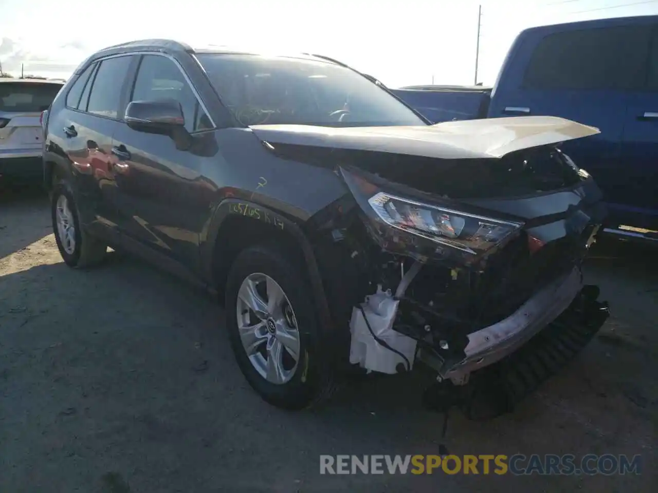 1 Photograph of a damaged car 2T3W1RFV2LC073404 TOYOTA RAV4 2020