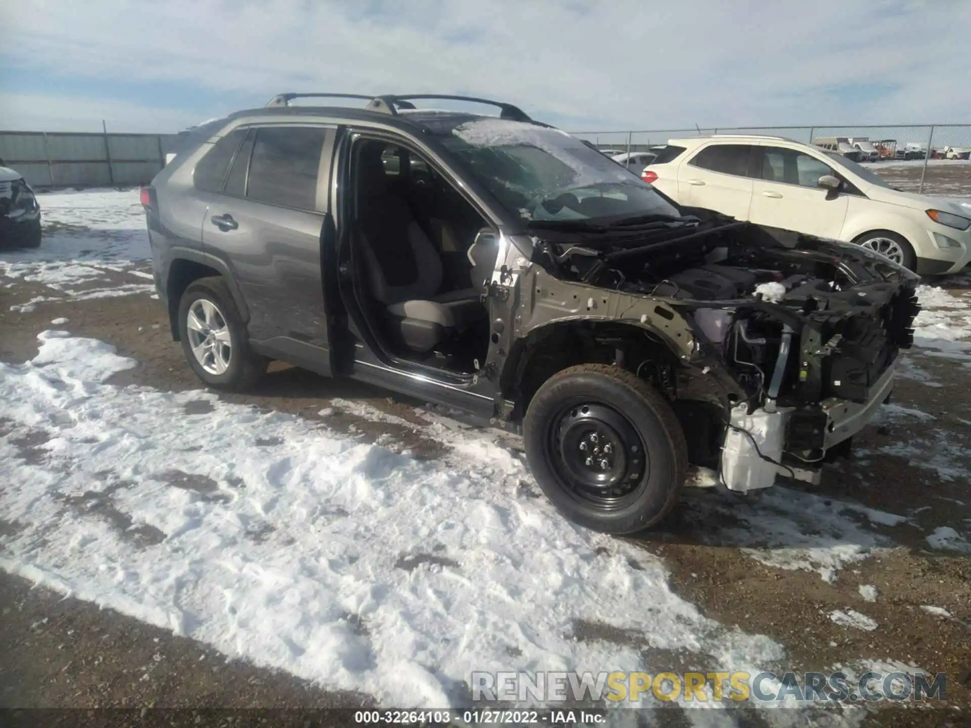 1 Photograph of a damaged car 2T3W1RFV2LC075928 TOYOTA RAV4 2020