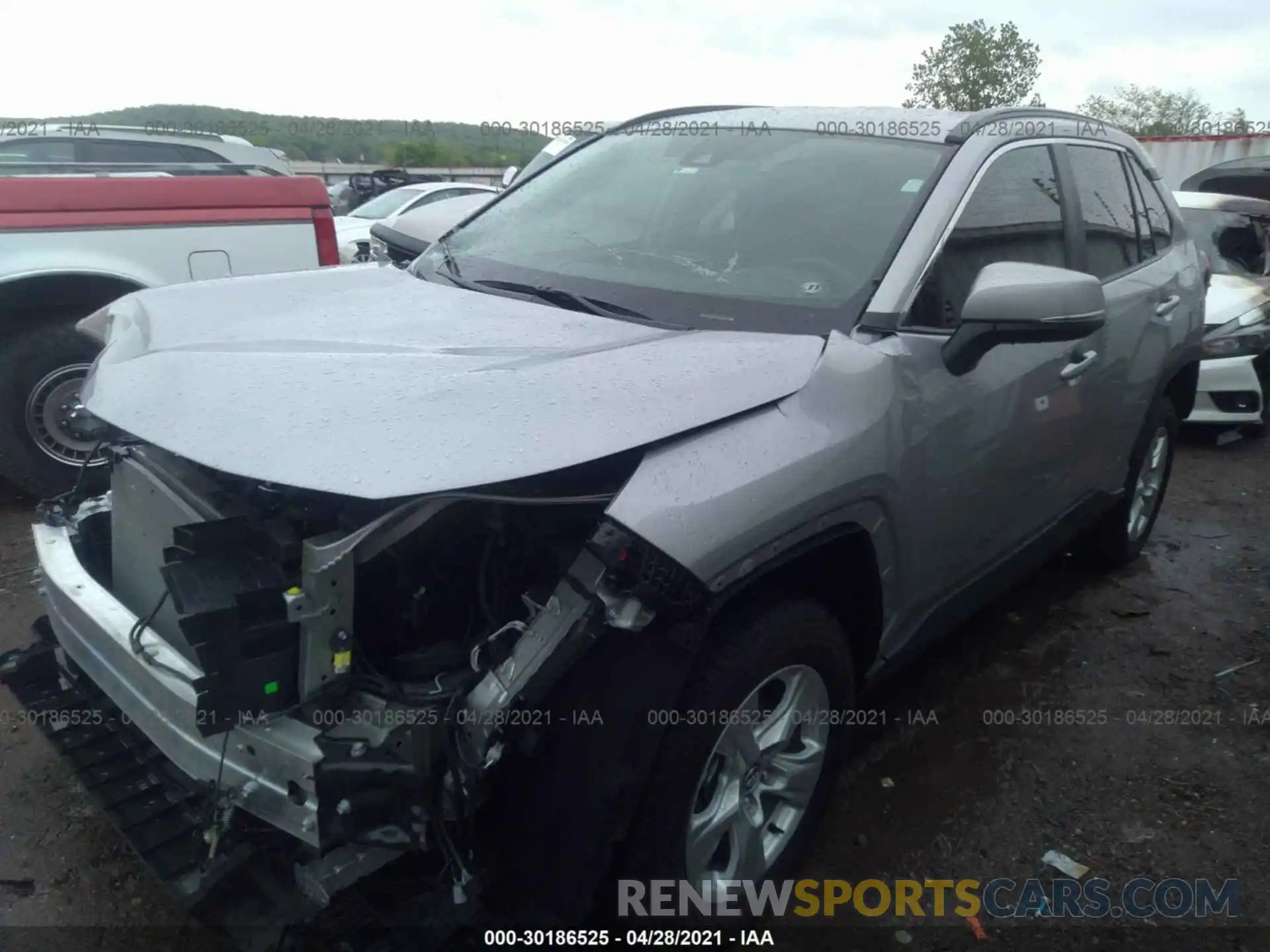 2 Photograph of a damaged car 2T3W1RFV2LW088256 TOYOTA RAV4 2020