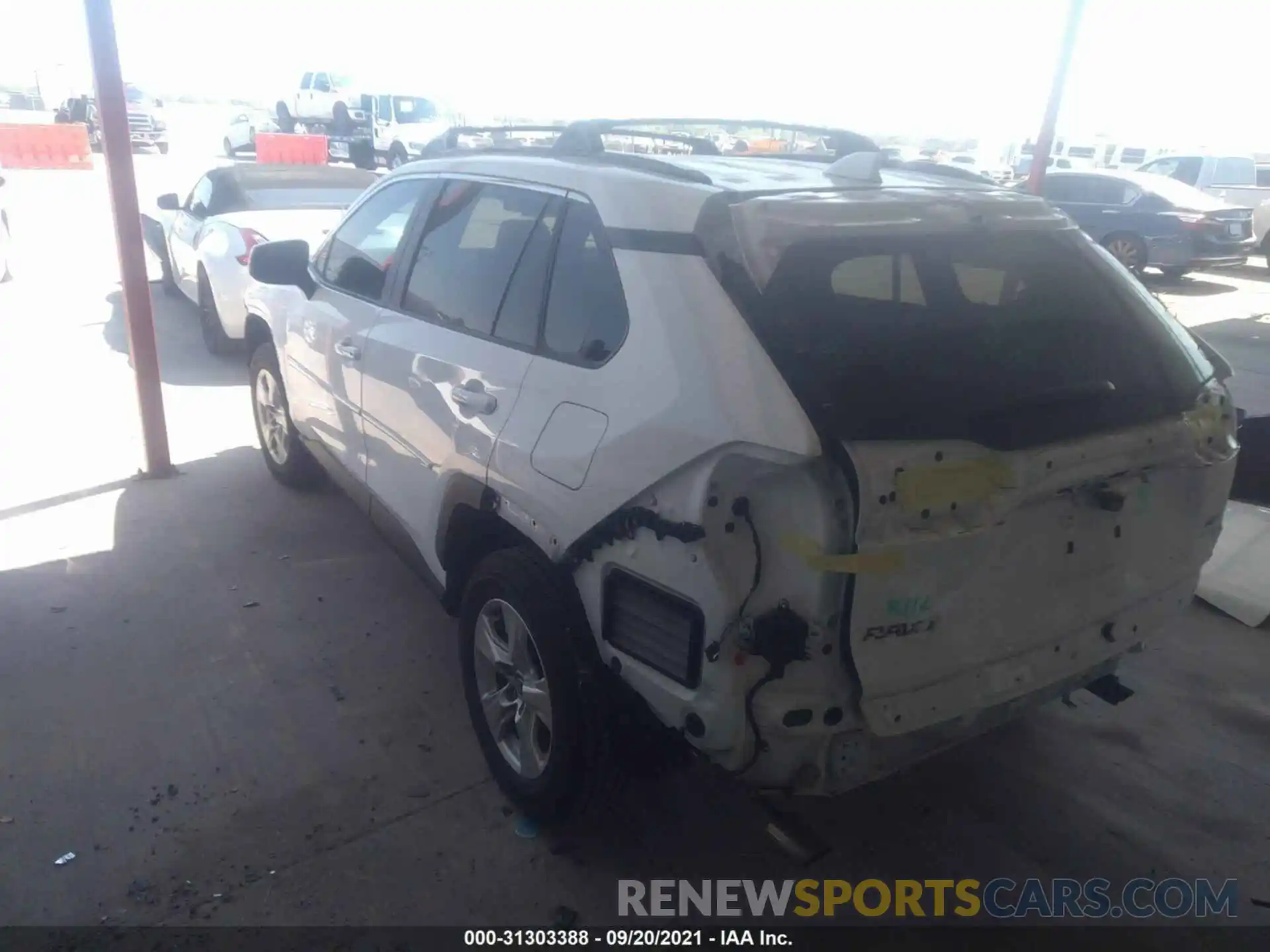 3 Photograph of a damaged car 2T3W1RFV2LW088564 TOYOTA RAV4 2020