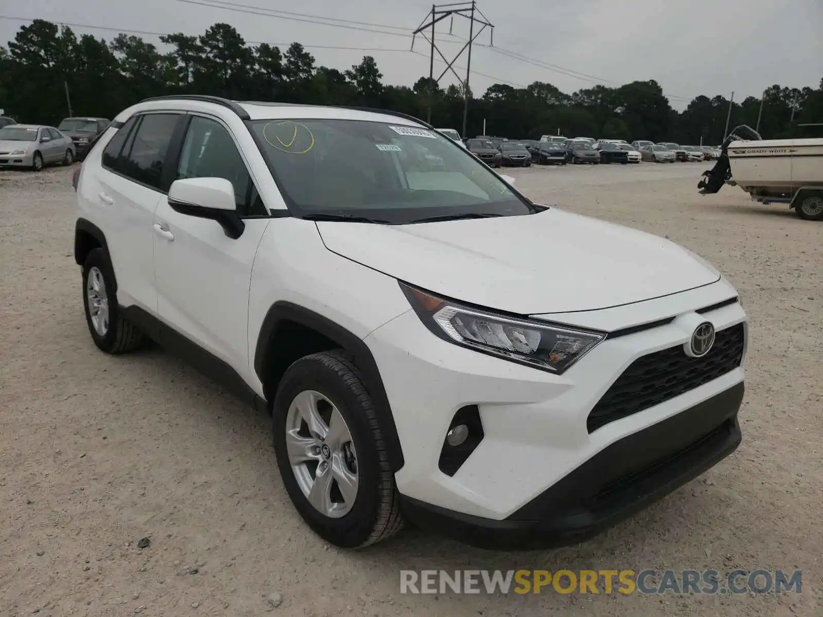 1 Photograph of a damaged car 2T3W1RFV2LW093120 TOYOTA RAV4 2020