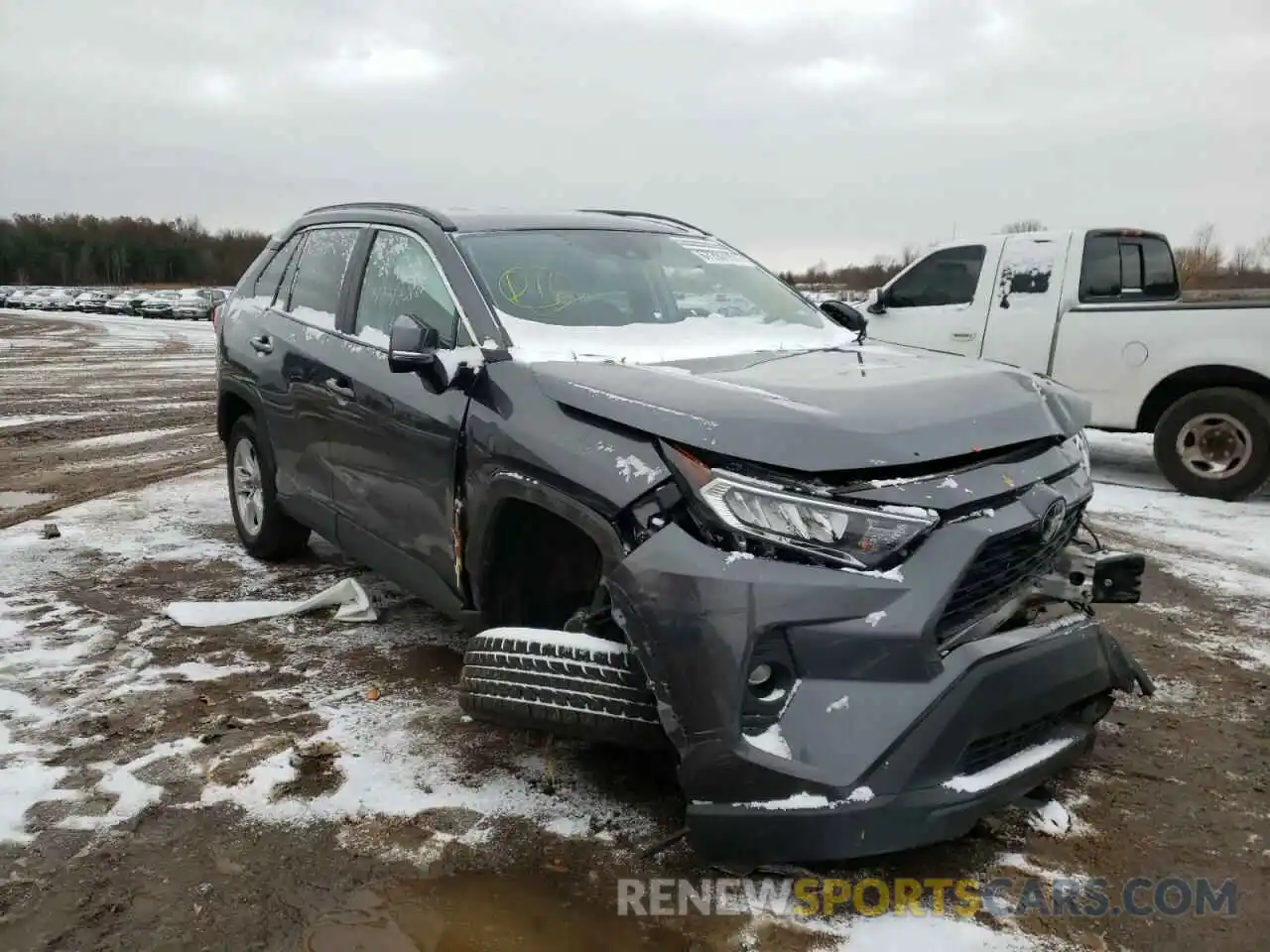 1 Photograph of a damaged car 2T3W1RFV3LC046499 TOYOTA RAV4 2020