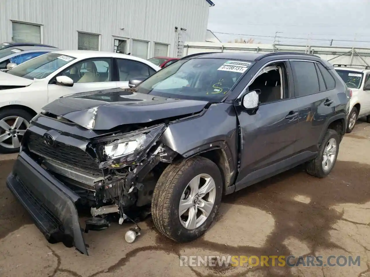 2 Photograph of a damaged car 2T3W1RFV3LC046499 TOYOTA RAV4 2020