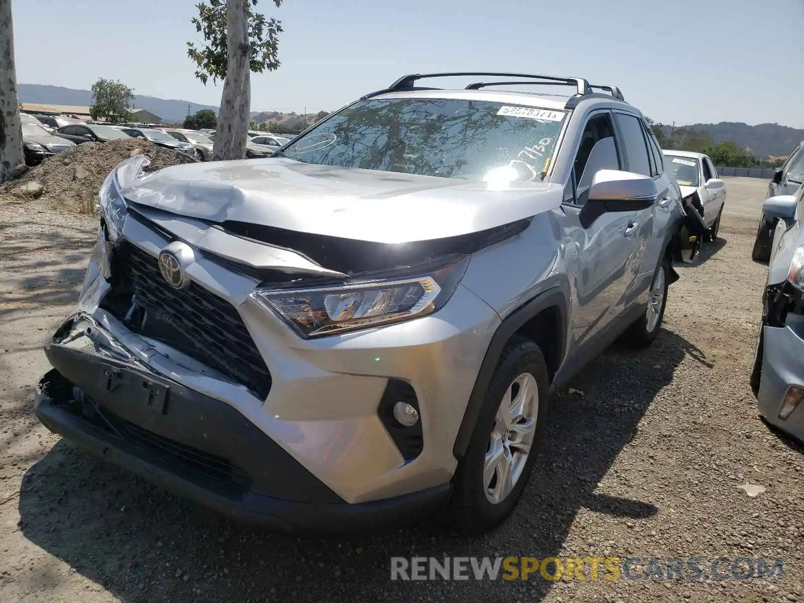 2 Photograph of a damaged car 2T3W1RFV3LC048348 TOYOTA RAV4 2020