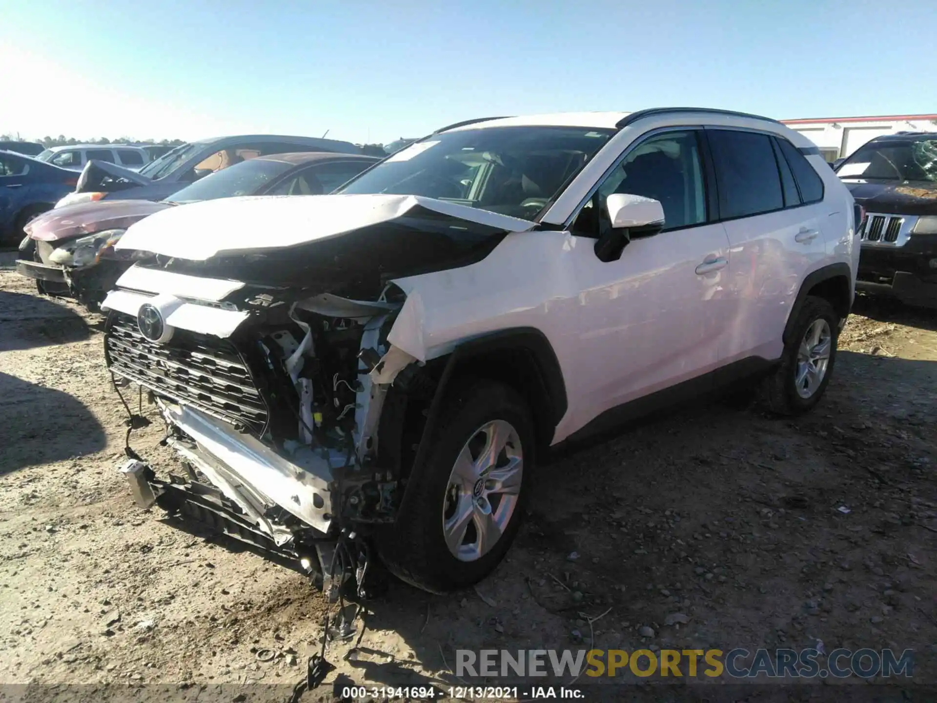 2 Photograph of a damaged car 2T3W1RFV3LC052061 TOYOTA RAV4 2020