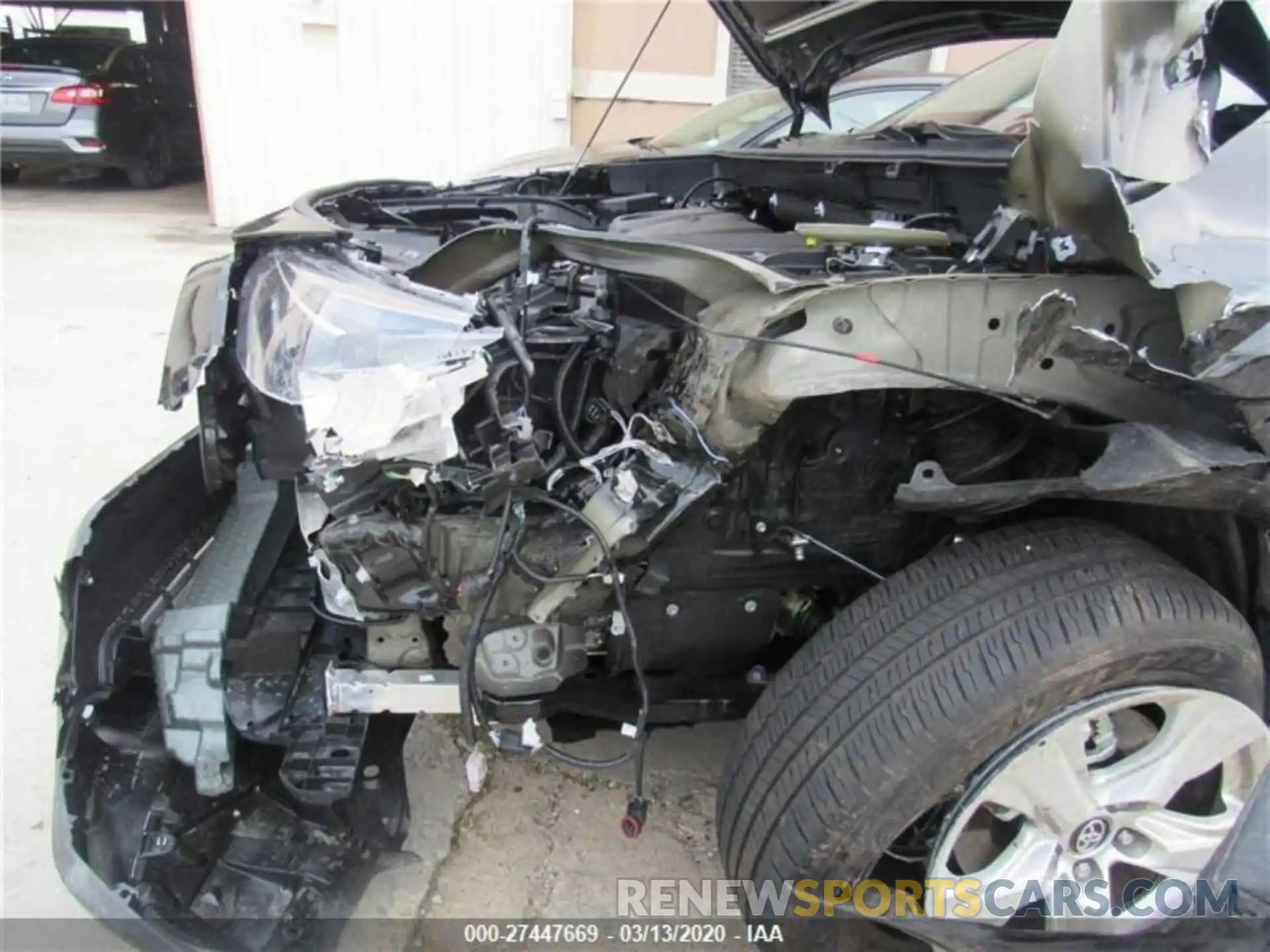 2 Photograph of a damaged car 2T3W1RFV3LC054523 TOYOTA RAV4 2020