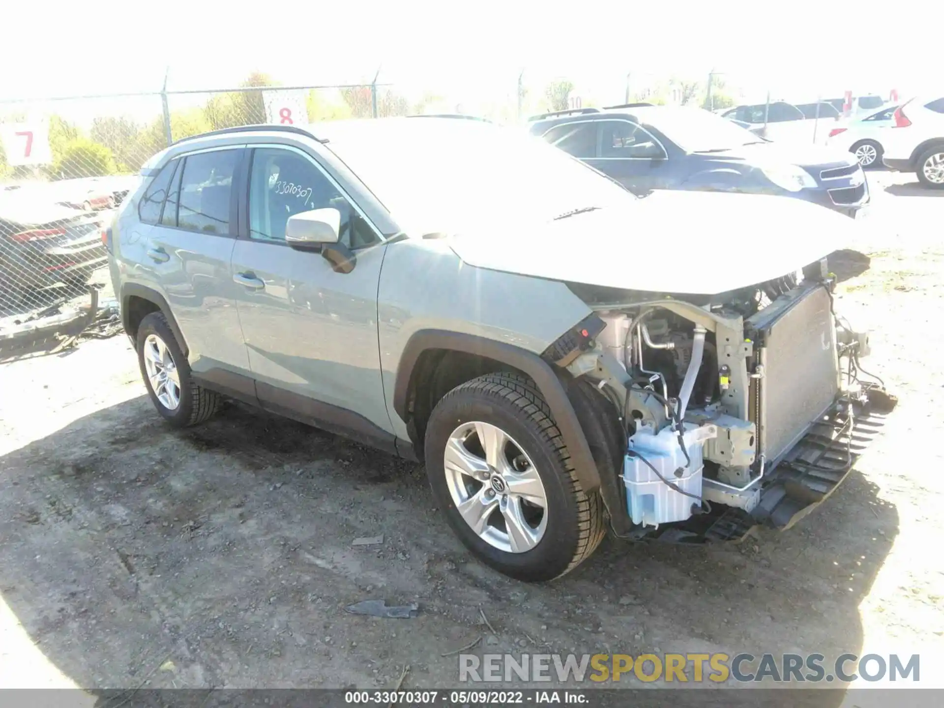 1 Photograph of a damaged car 2T3W1RFV3LC057972 TOYOTA RAV4 2020