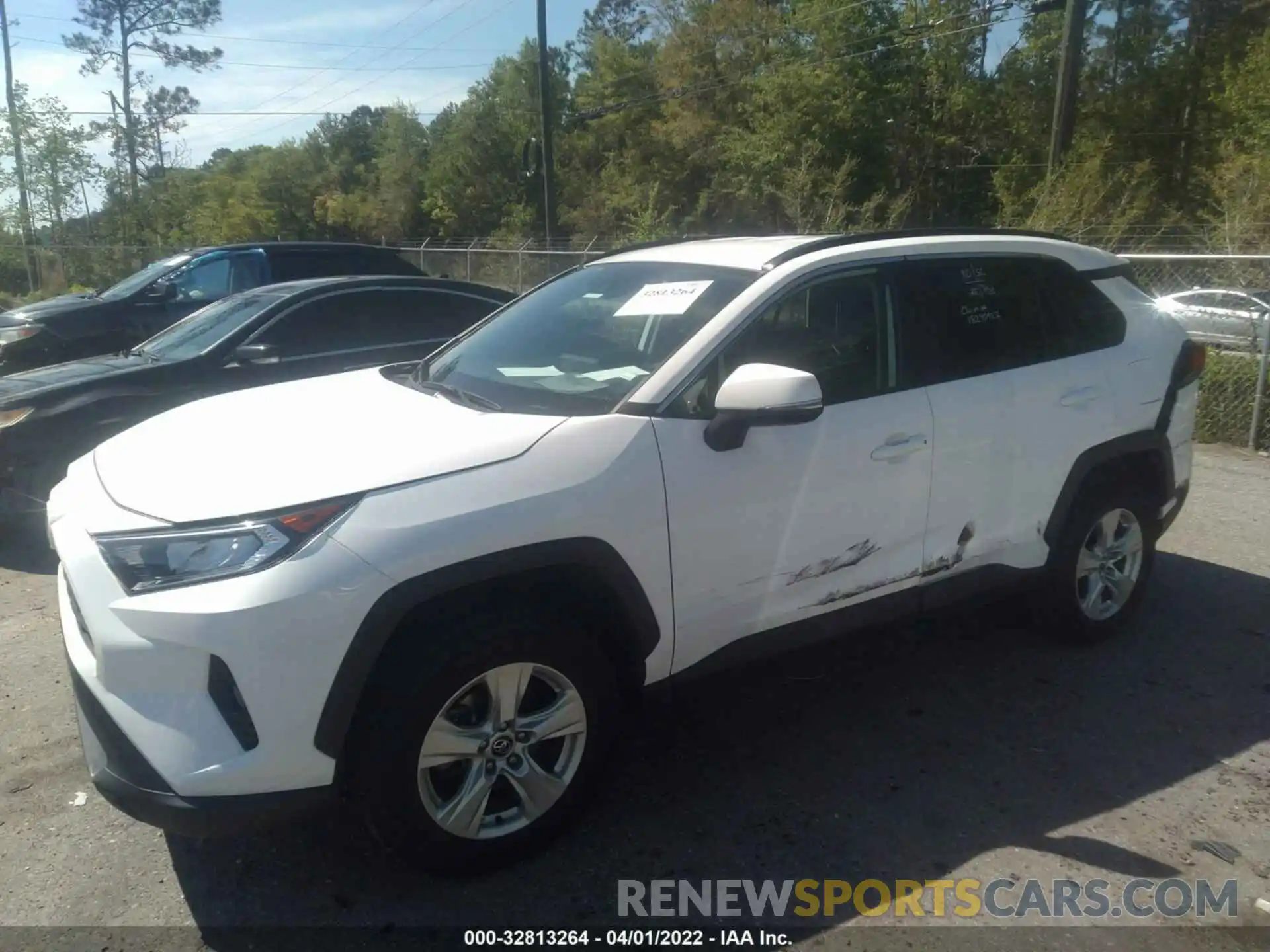 2 Photograph of a damaged car 2T3W1RFV3LC058703 TOYOTA RAV4 2020