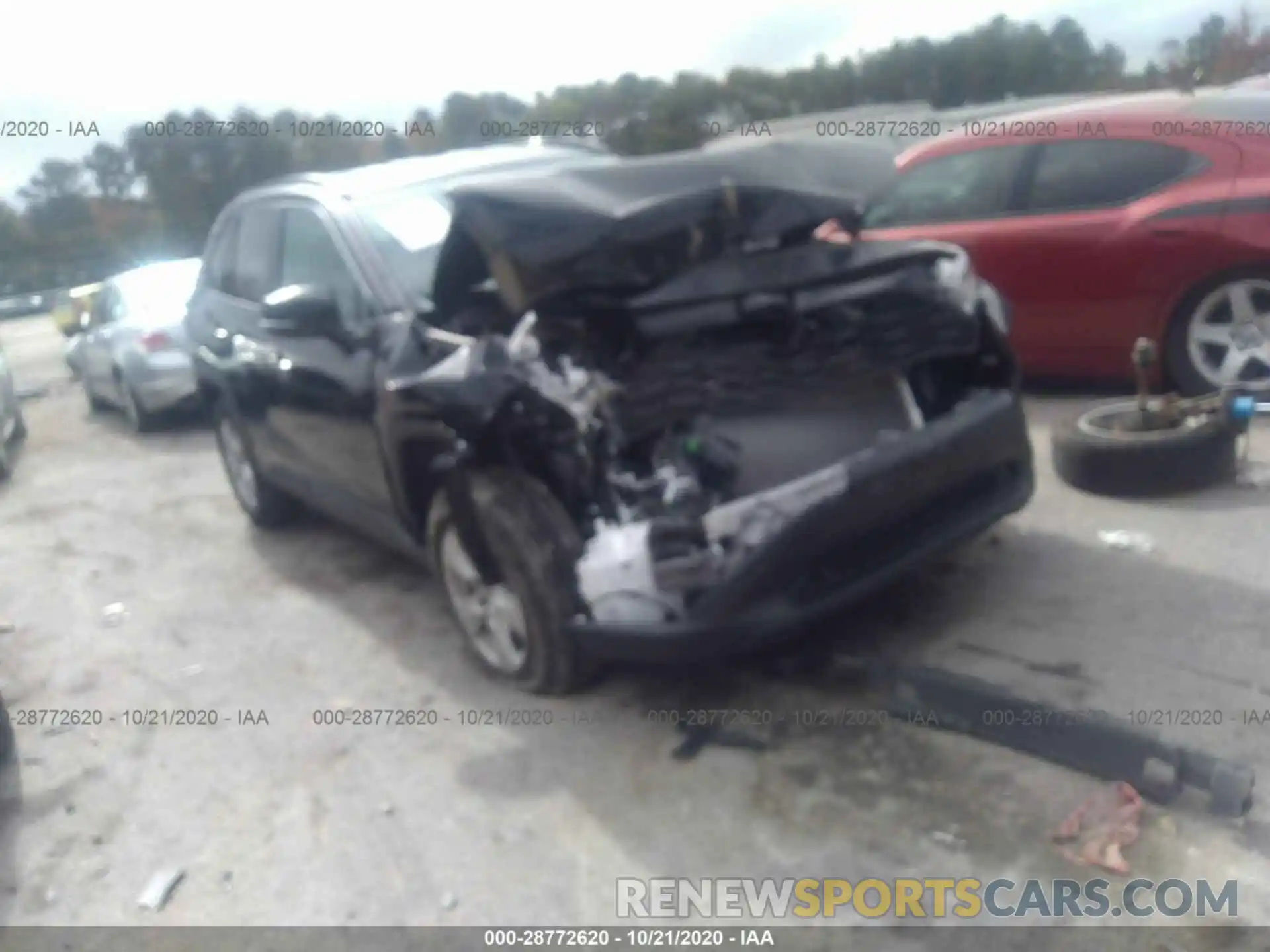 1 Photograph of a damaged car 2T3W1RFV3LC058927 TOYOTA RAV4 2020