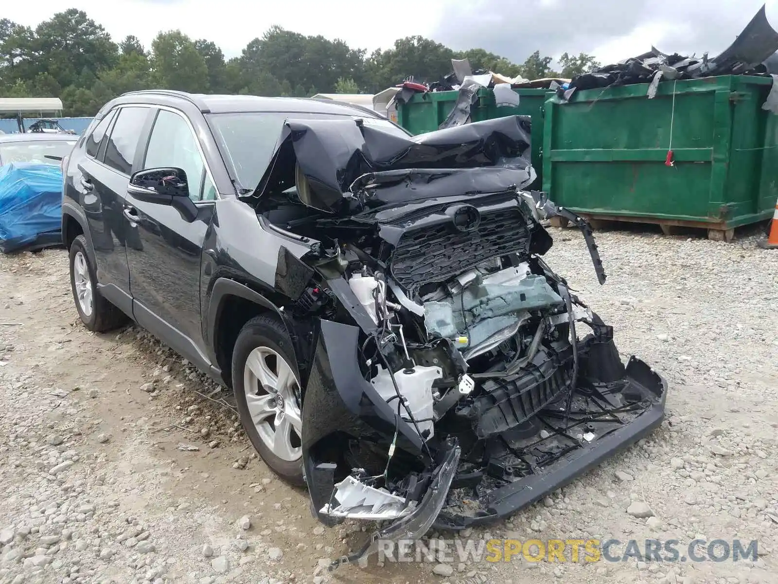 1 Photograph of a damaged car 2T3W1RFV3LC059253 TOYOTA RAV4 2020