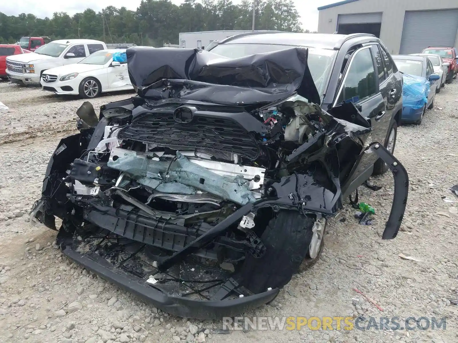 2 Photograph of a damaged car 2T3W1RFV3LC059253 TOYOTA RAV4 2020