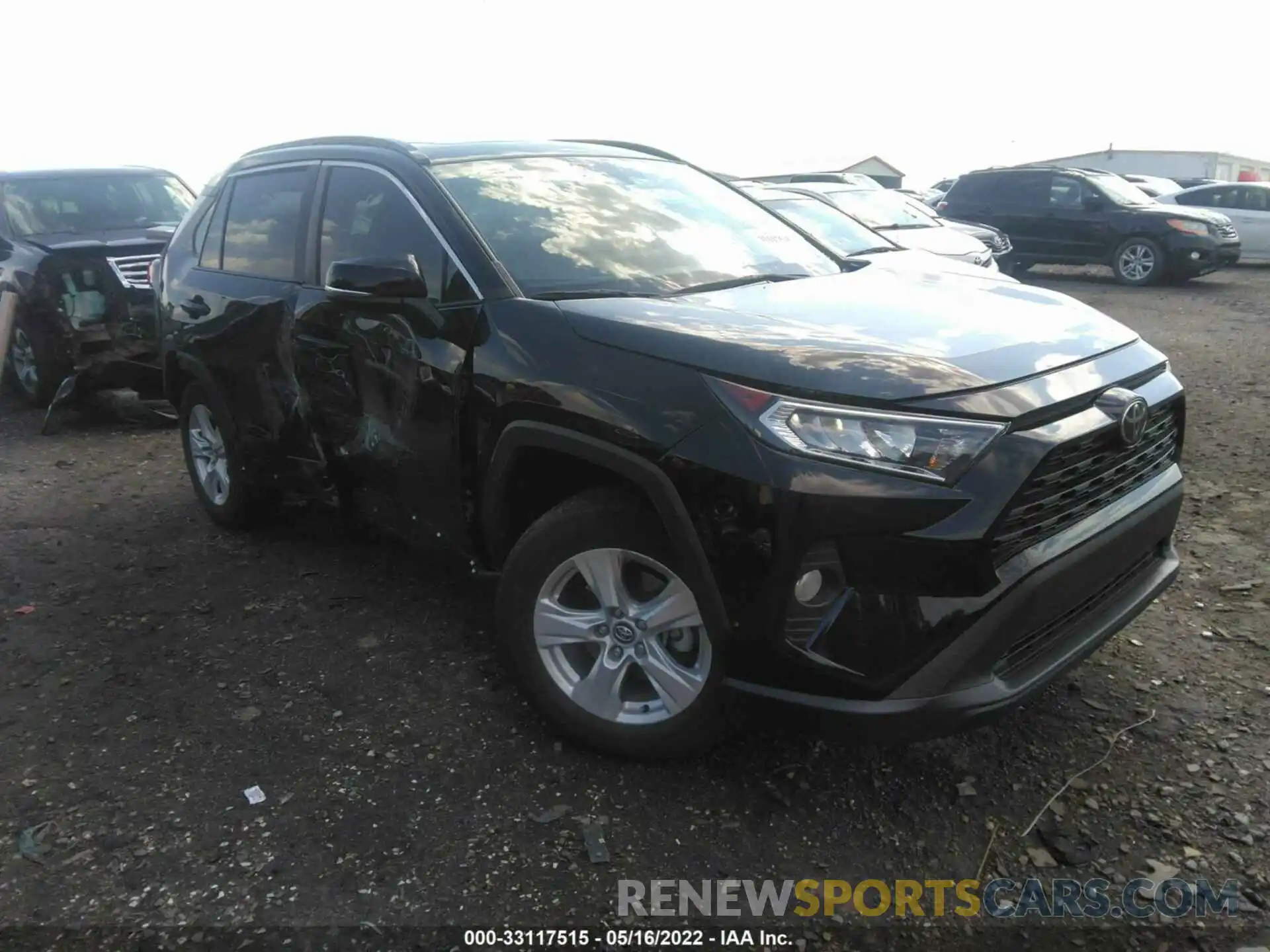 1 Photograph of a damaged car 2T3W1RFV3LC059723 TOYOTA RAV4 2020