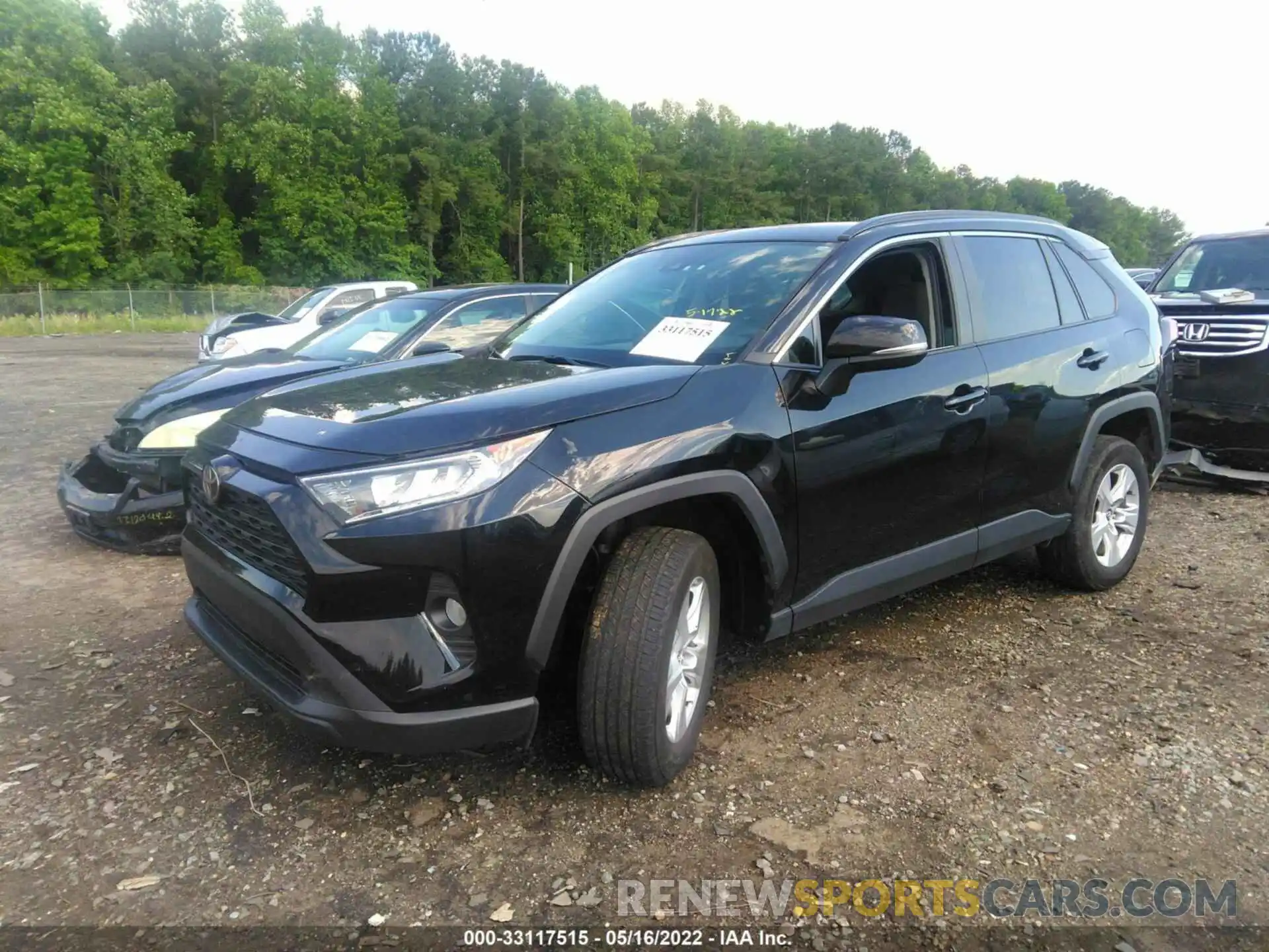 2 Photograph of a damaged car 2T3W1RFV3LC059723 TOYOTA RAV4 2020