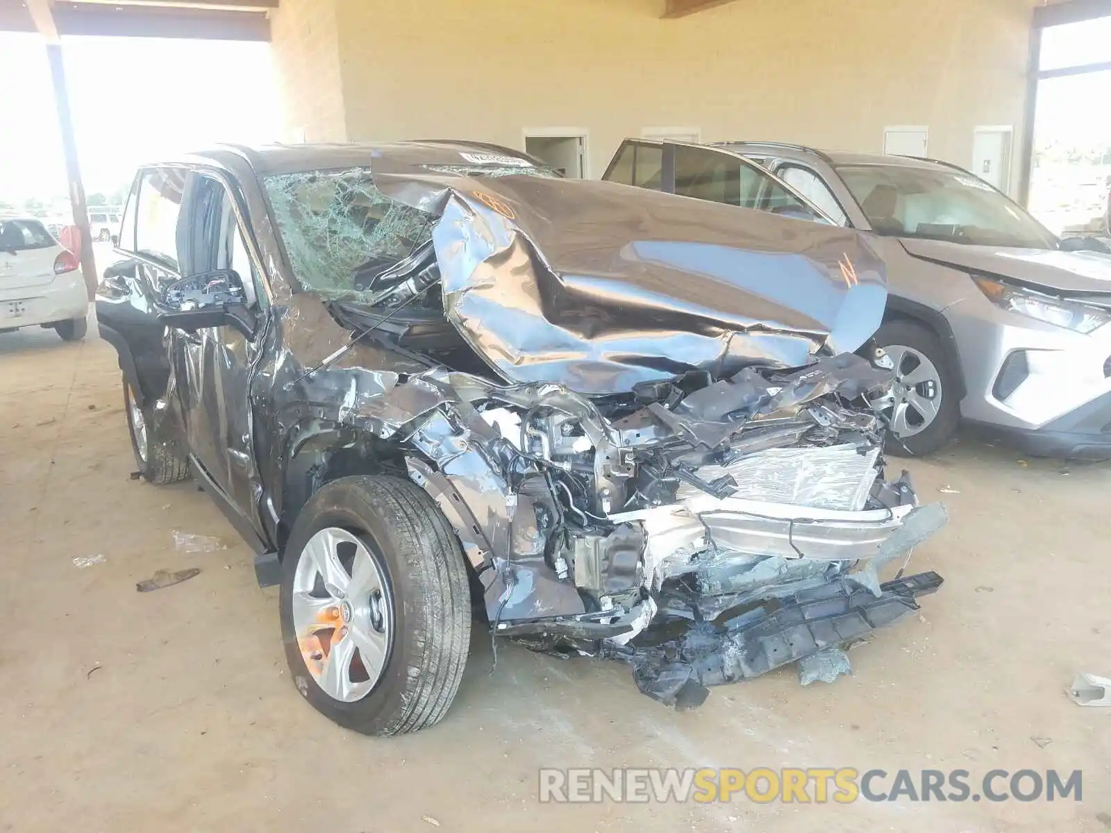 1 Photograph of a damaged car 2T3W1RFV3LC059799 TOYOTA RAV4 2020