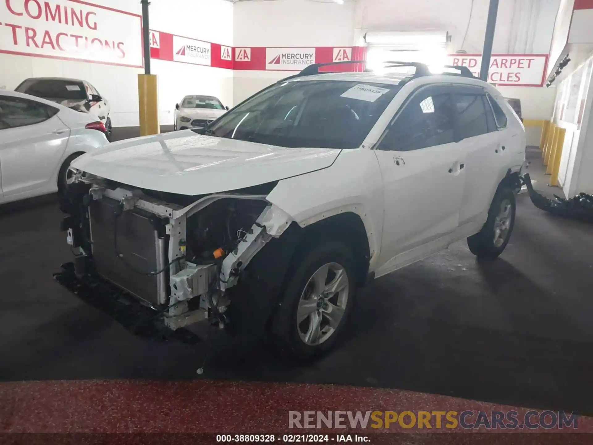 2 Photograph of a damaged car 2T3W1RFV3LC059818 TOYOTA RAV4 2020