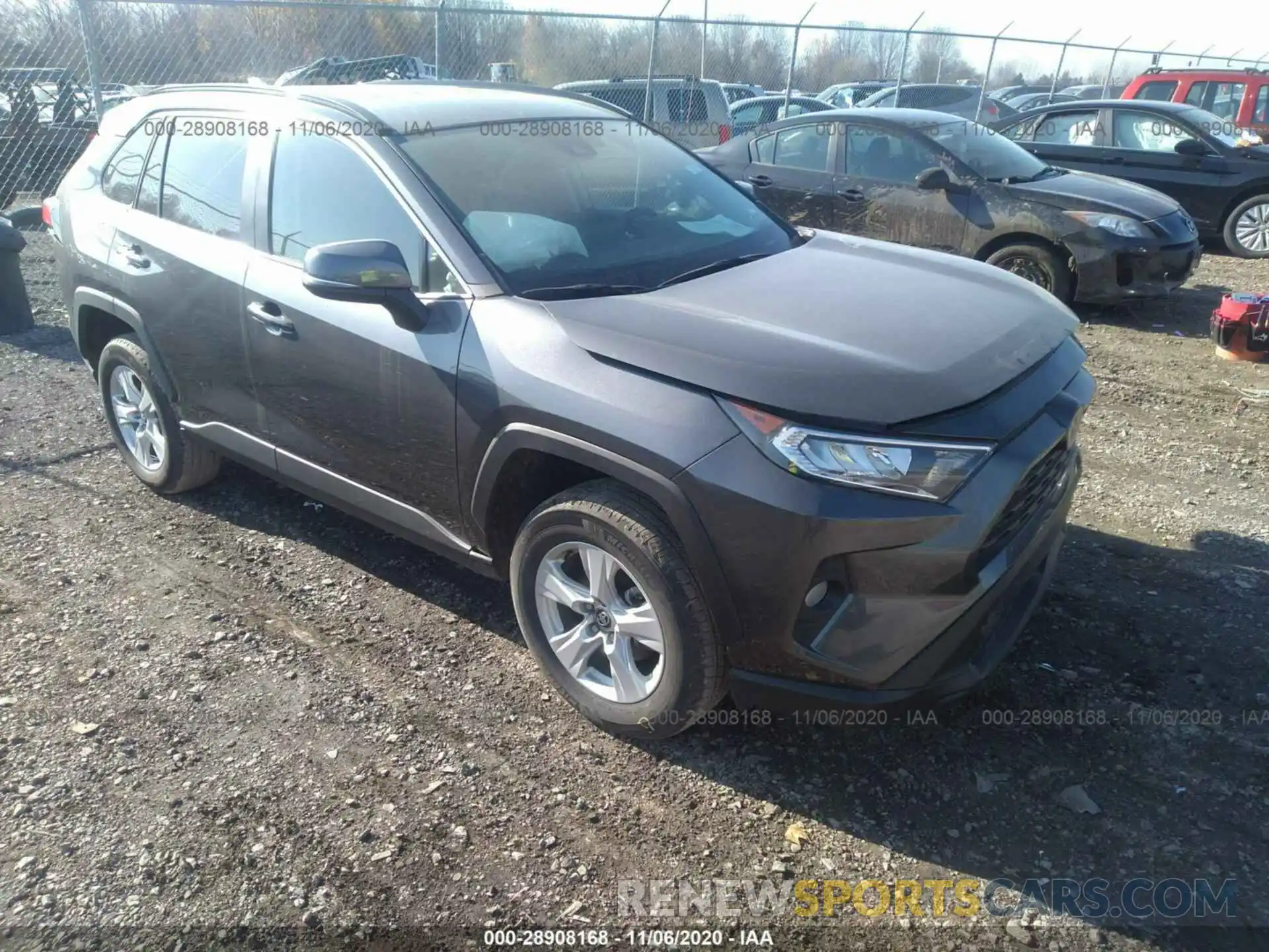 1 Photograph of a damaged car 2T3W1RFV3LC060886 TOYOTA RAV4 2020