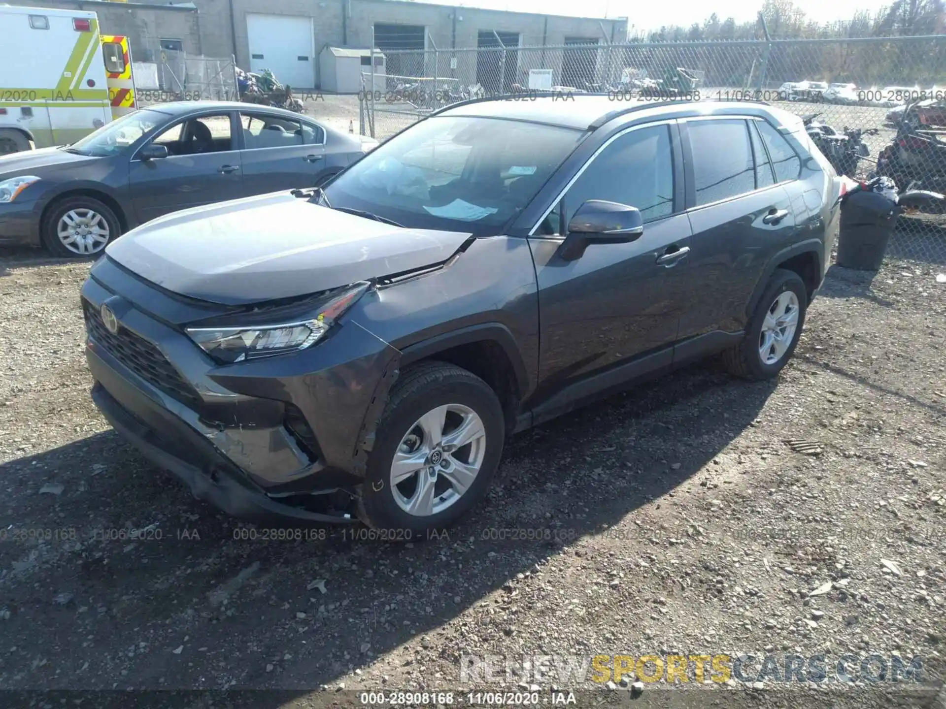 2 Photograph of a damaged car 2T3W1RFV3LC060886 TOYOTA RAV4 2020