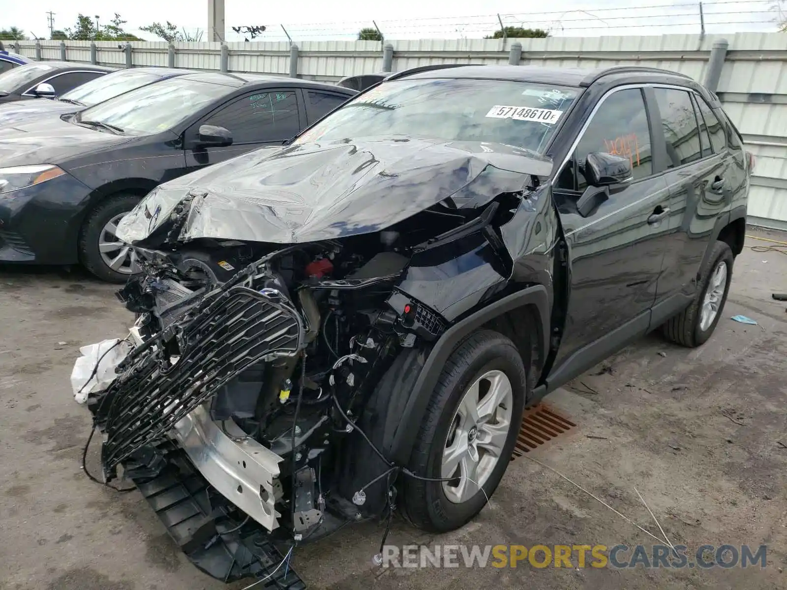 2 Photograph of a damaged car 2T3W1RFV3LC061309 TOYOTA RAV4 2020