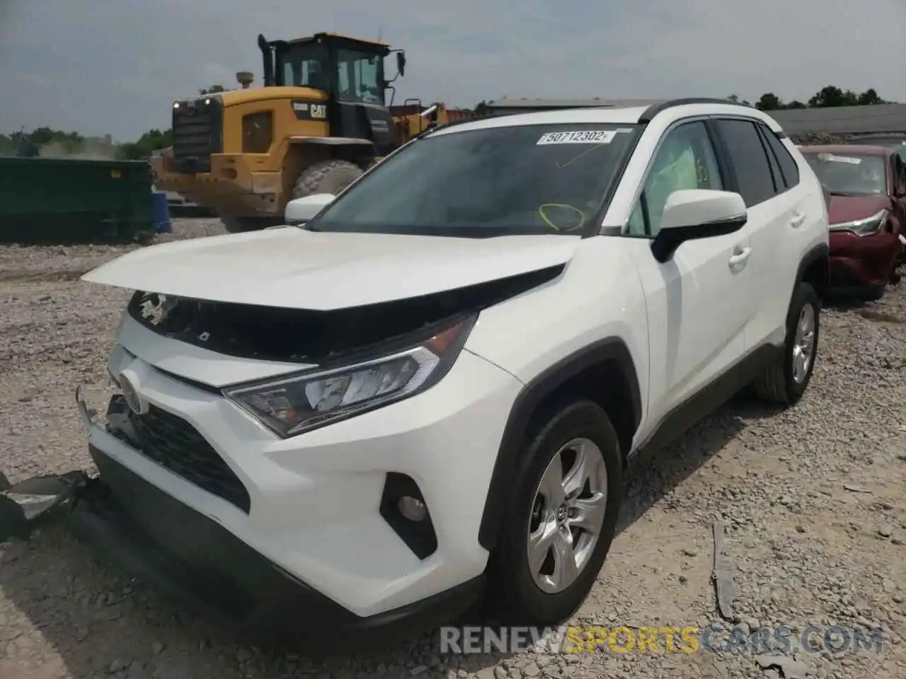 2 Photograph of a damaged car 2T3W1RFV3LC071855 TOYOTA RAV4 2020