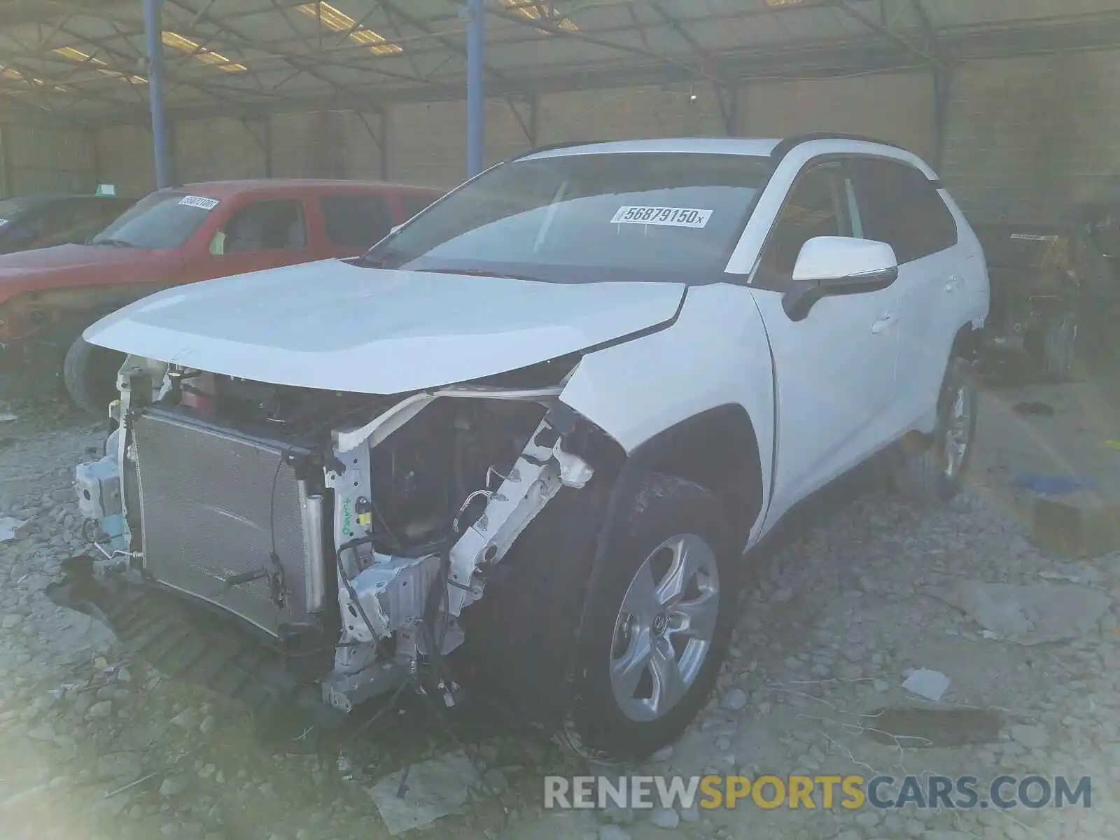 2 Photograph of a damaged car 2T3W1RFV3LC072455 TOYOTA RAV4 2020