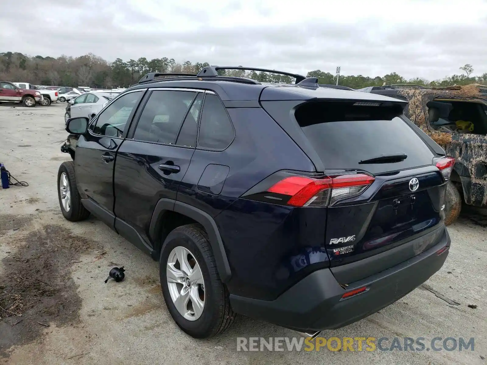 3 Photograph of a damaged car 2T3W1RFV3LC077459 TOYOTA RAV4 2020