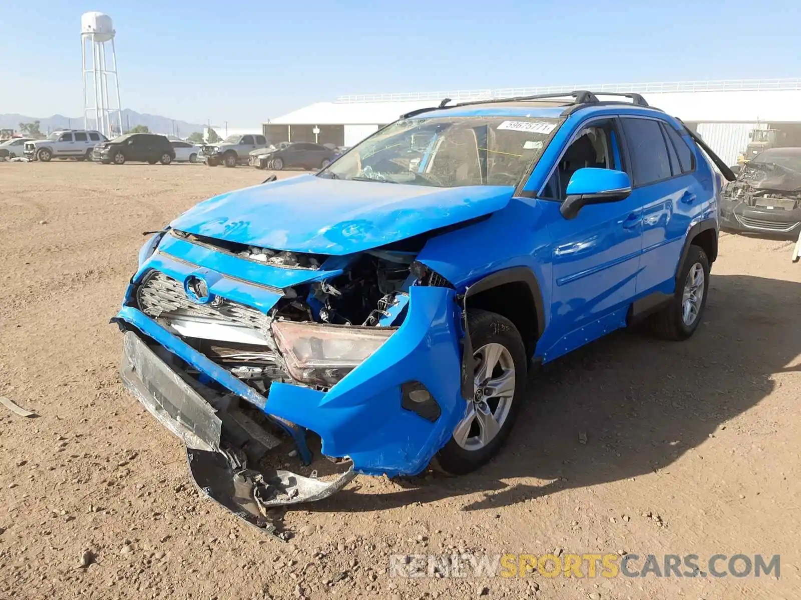 2 Photograph of a damaged car 2T3W1RFV3LC079731 TOYOTA RAV4 2020