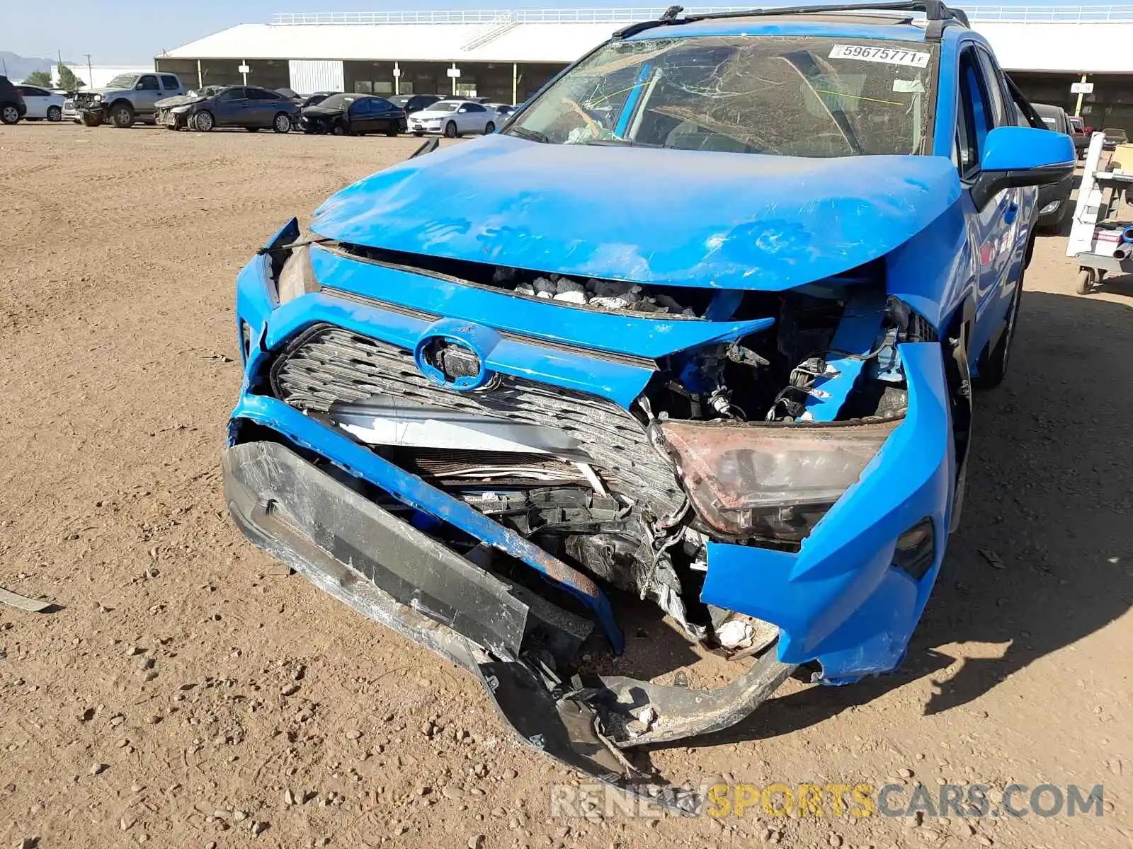 9 Photograph of a damaged car 2T3W1RFV3LC079731 TOYOTA RAV4 2020