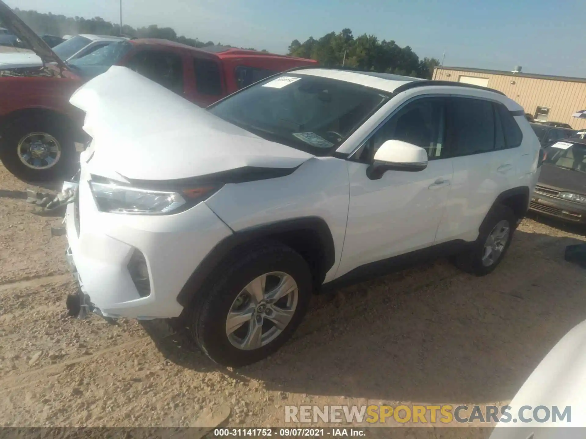 2 Photograph of a damaged car 2T3W1RFV3LC081978 TOYOTA RAV4 2020