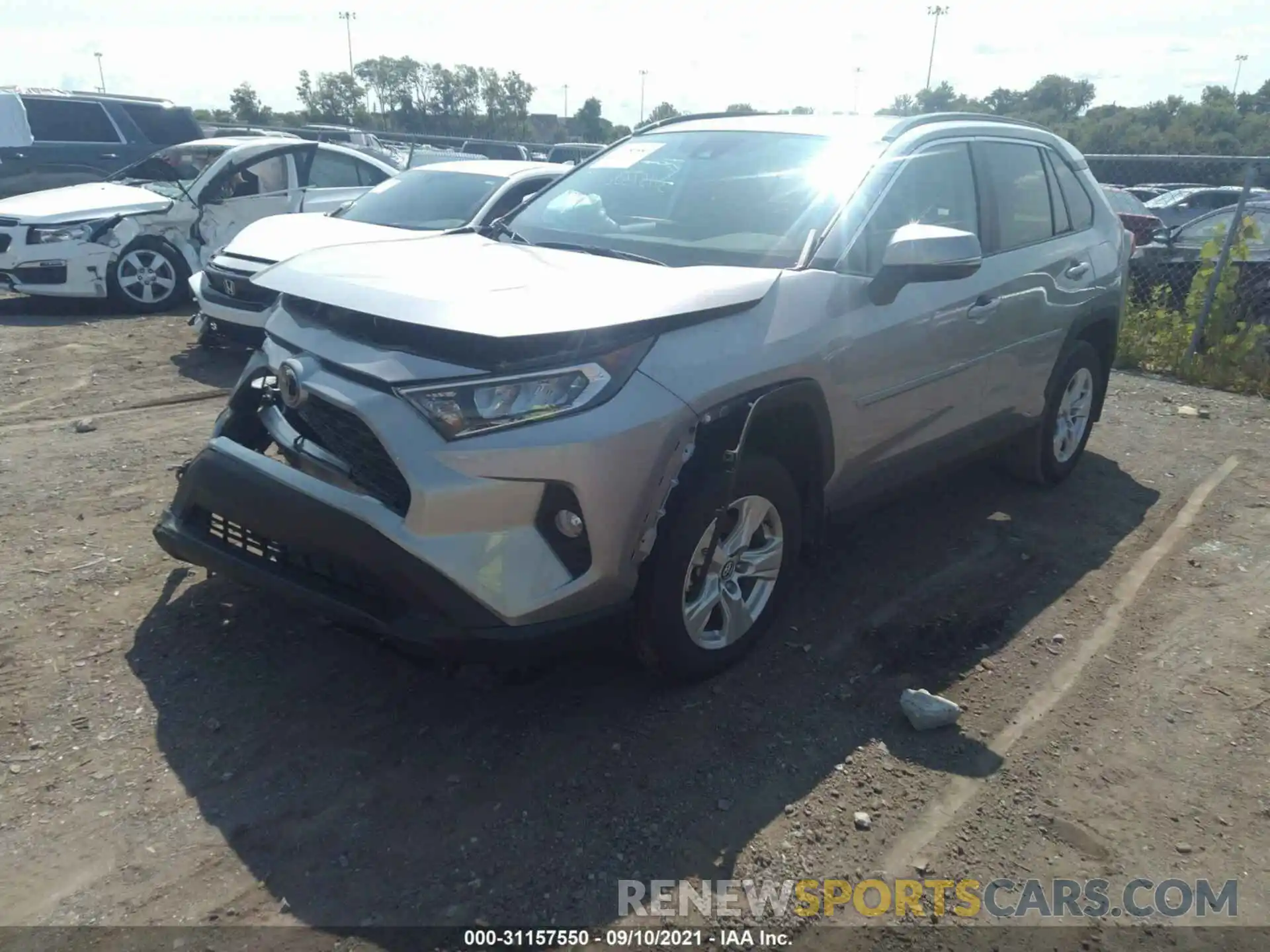 2 Photograph of a damaged car 2T3W1RFV3LC085903 TOYOTA RAV4 2020