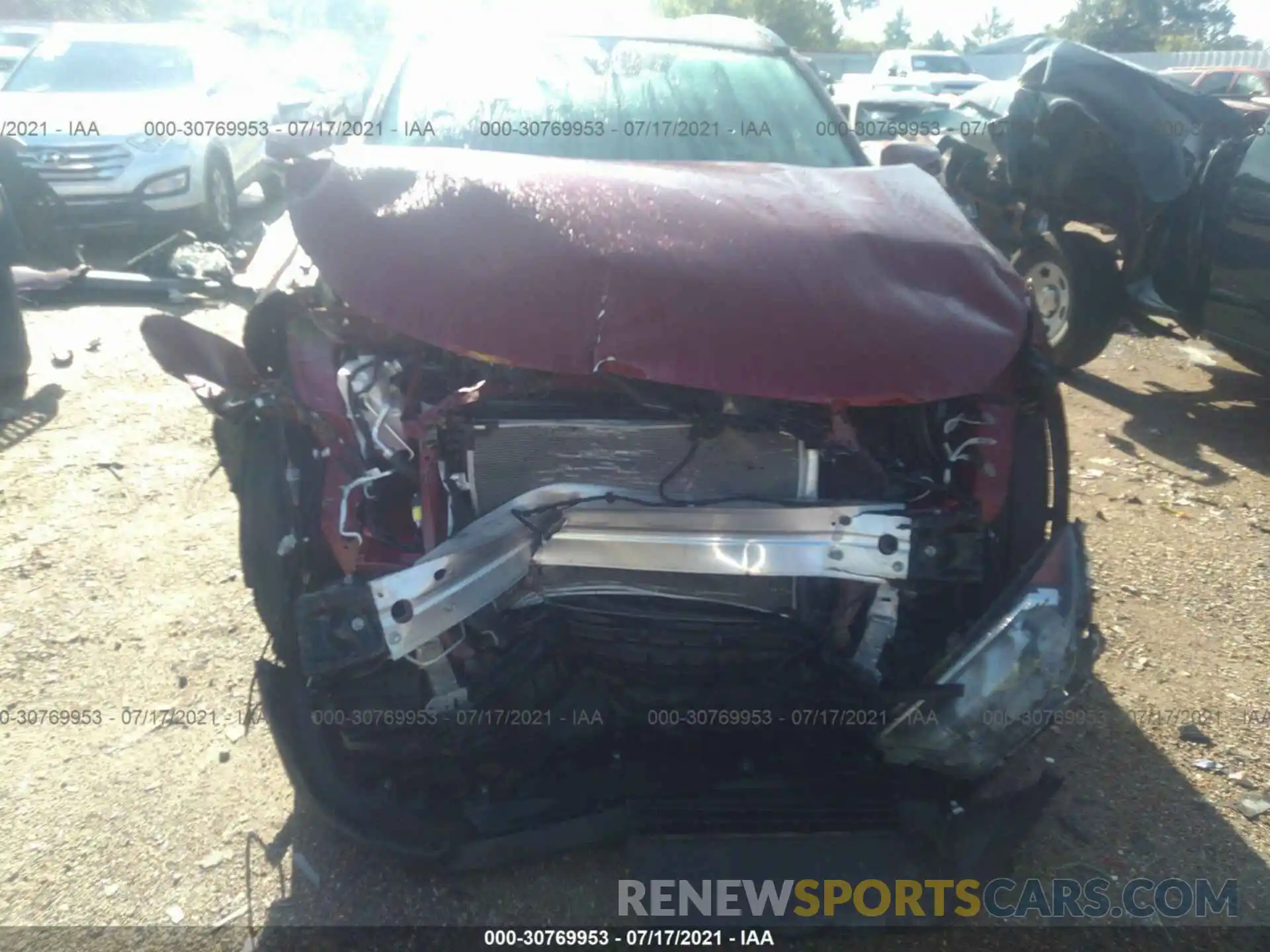 6 Photograph of a damaged car 2T3W1RFV3LW074513 TOYOTA RAV4 2020