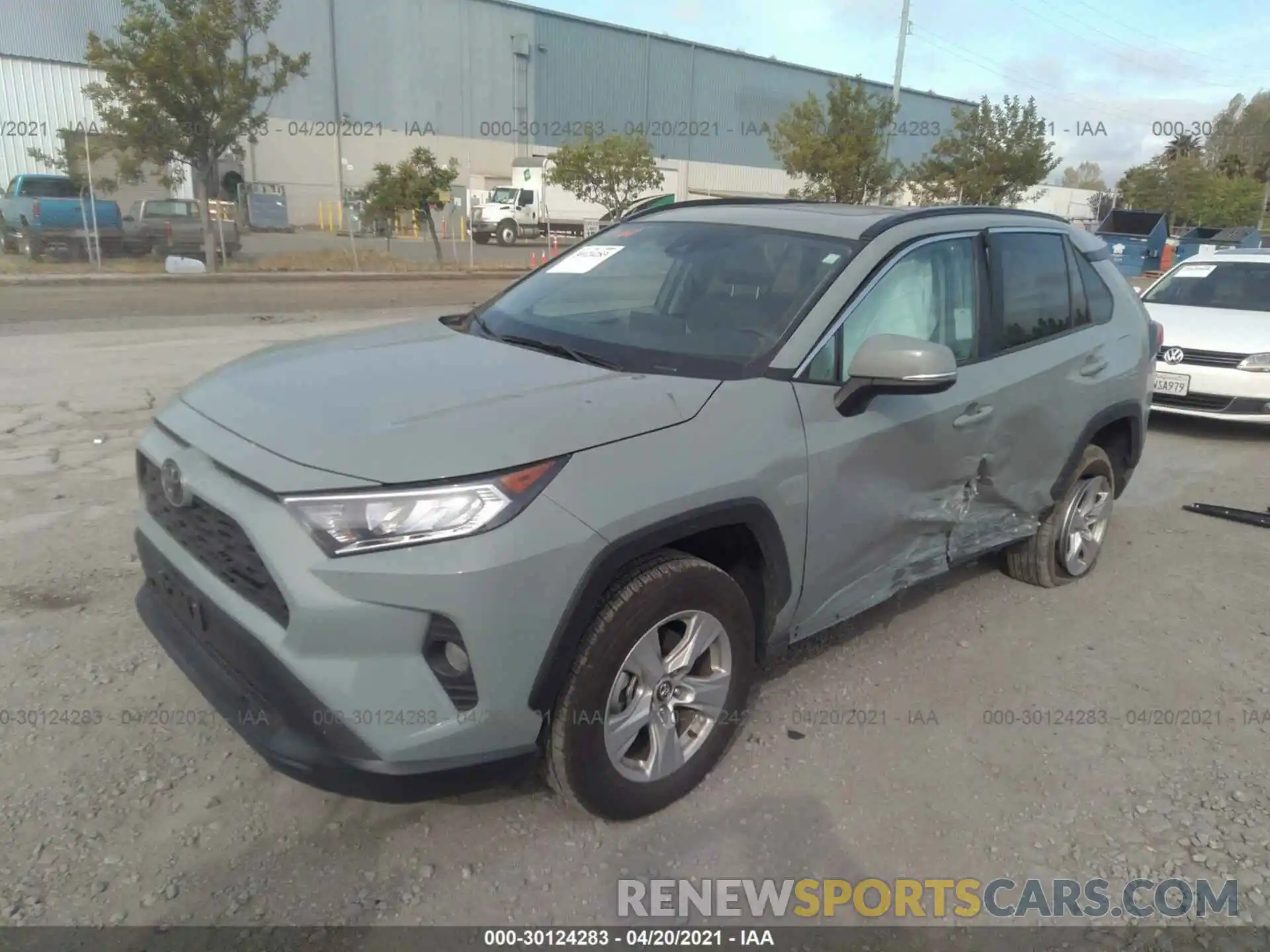 2 Photograph of a damaged car 2T3W1RFV3LW083180 TOYOTA RAV4 2020